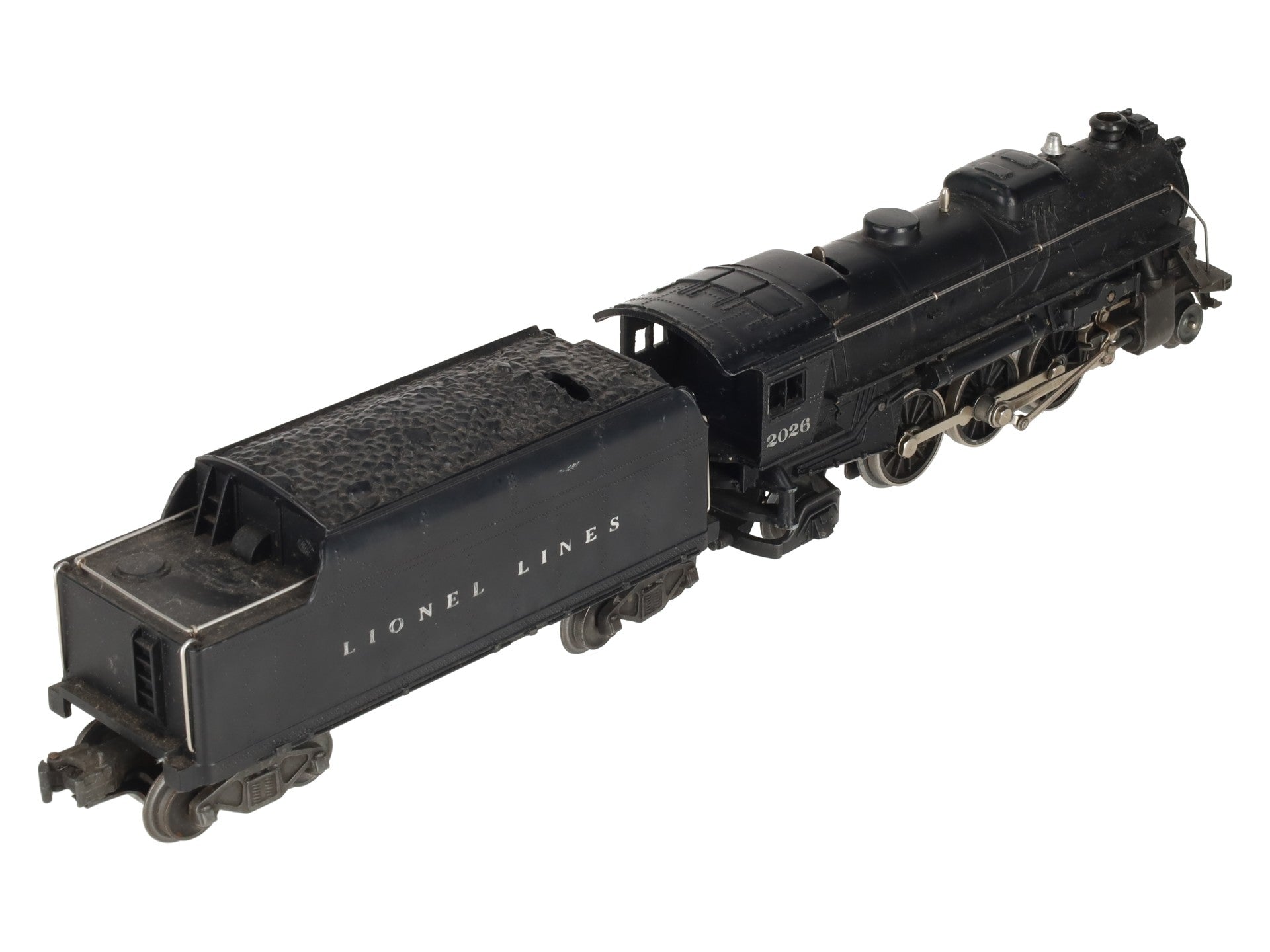 Lionel 2026 Vintage O 2-6-2 Die-Cast Steam Locomotive w/6466WX Tender VG