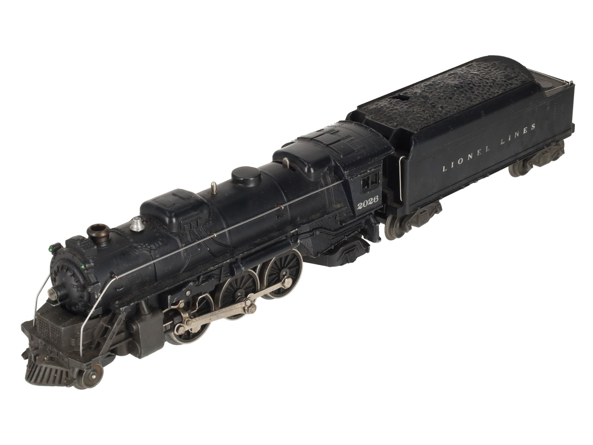 Lionel 2026 Vintage O 2-6-2 Die-Cast Steam Locomotive w/6466WX Tender VG
