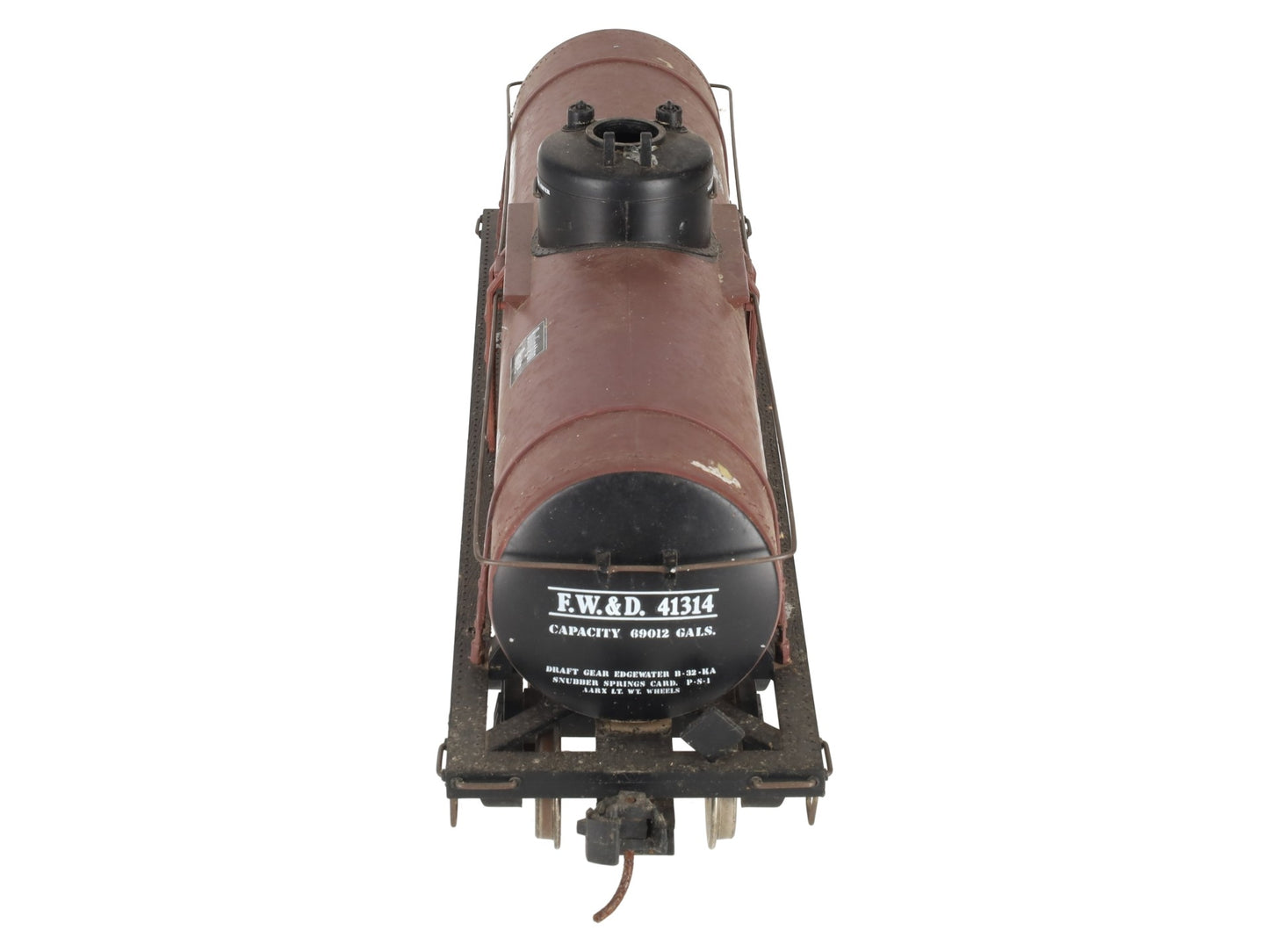 Aristo-Craft 41314 G Scale CBQ Single Dome Tank Car/Box