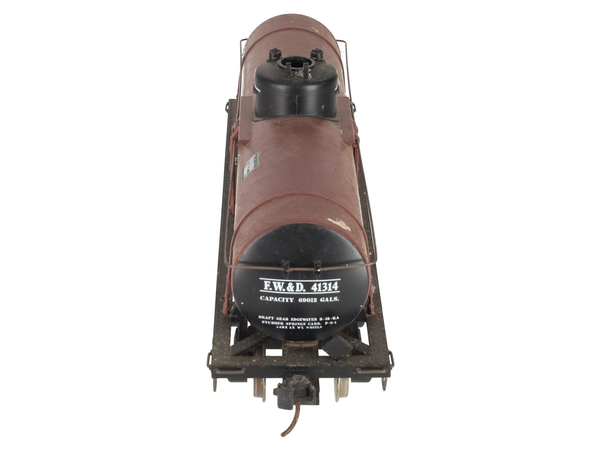 Aristo-Craft 41314 G Scale CBQ Single Dome Tank Car/Box