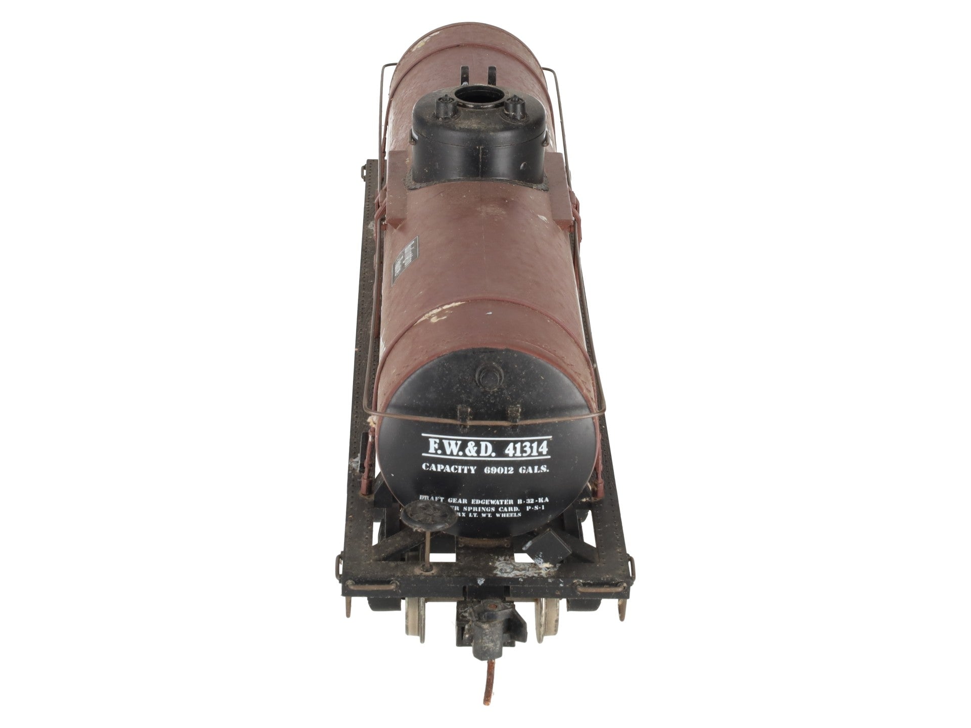 Aristo-Craft 41314 G Scale CBQ Single Dome Tank Car/Box