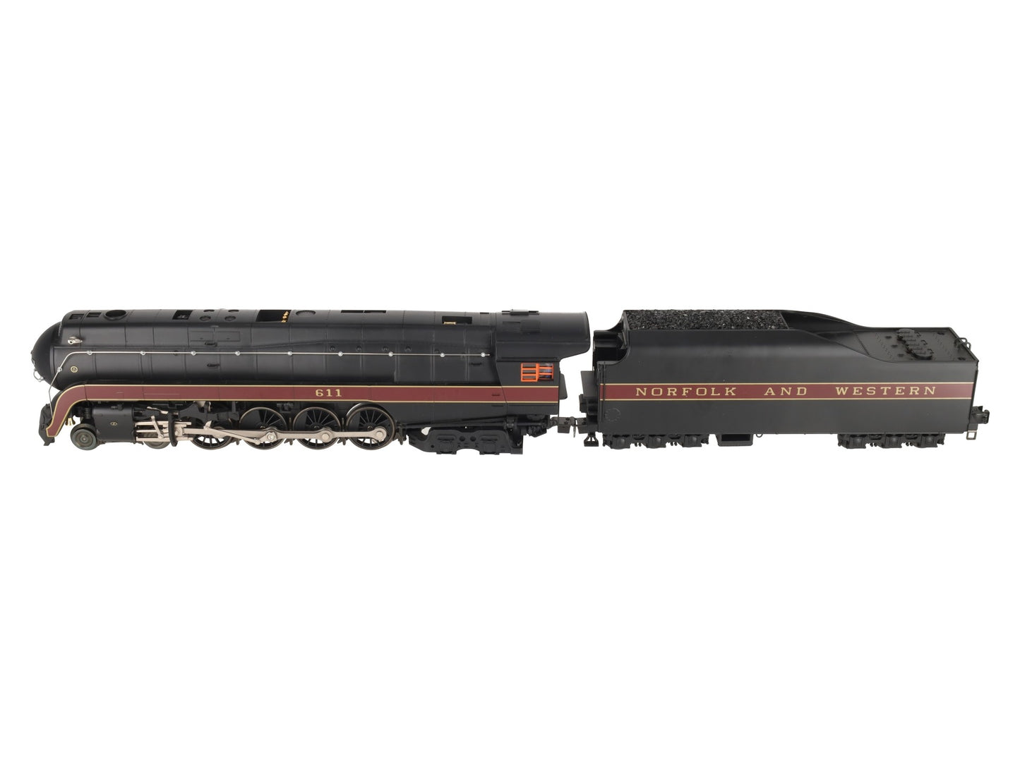 Lionel 6-38095 O Norfolk & Western 4-8-4 J-Class Steam Locomotive & Tender #611 EX/Box