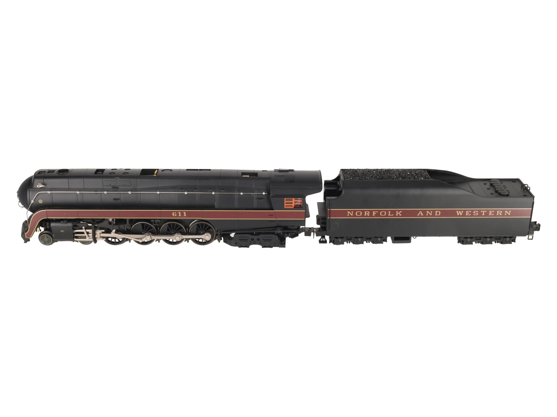 Lionel 6-38095 O Norfolk & Western 4-8-4 J-Class Steam Locomotive & Tender #611 EX/Box