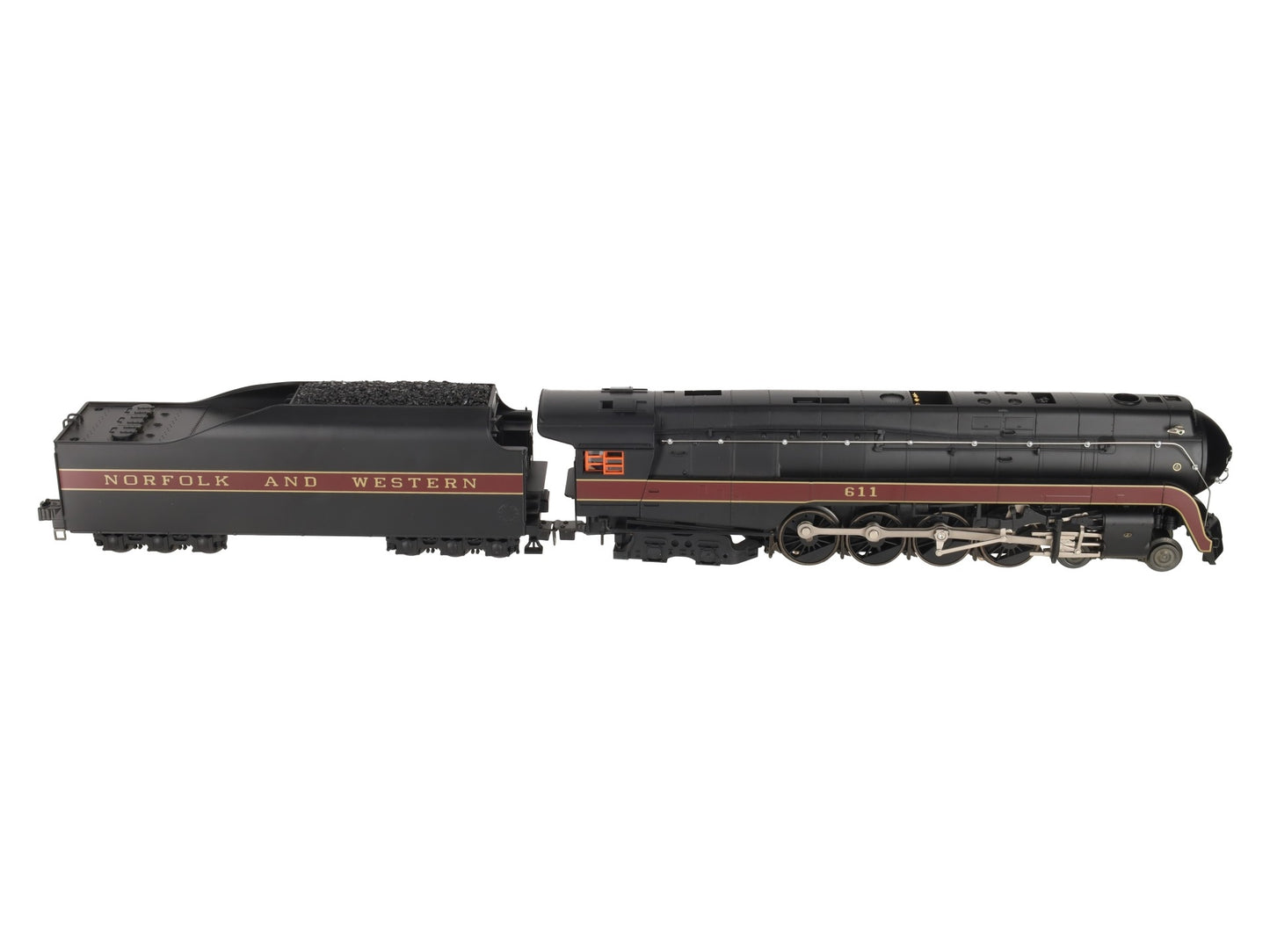 Lionel 6-38095 O Norfolk & Western 4-8-4 J-Class Steam Locomotive & Tender #611 EX/Box