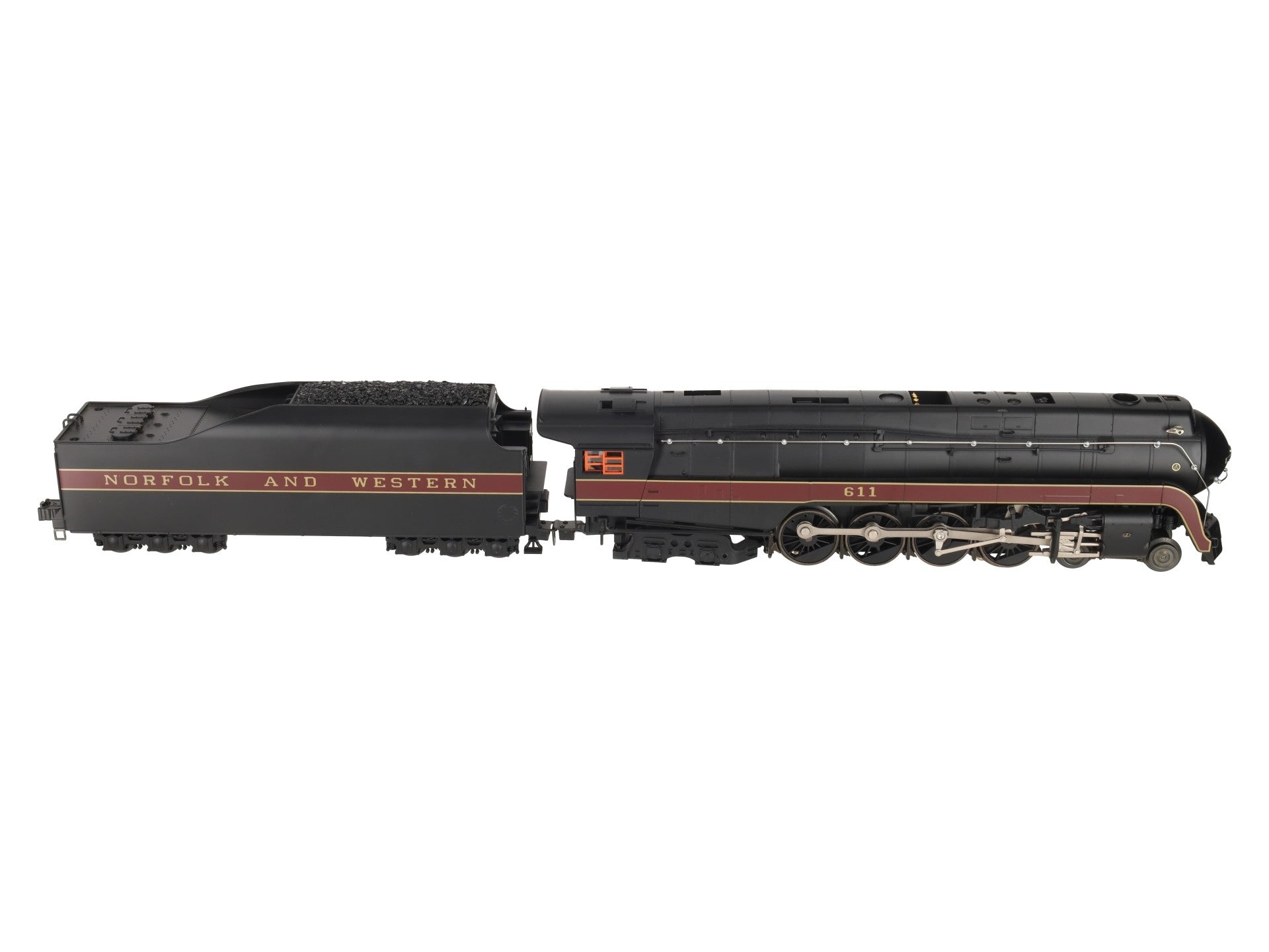 Lionel 6-38095 O Norfolk & Western 4-8-4 J-Class Steam Locomotive & Tender #611 EX/Box