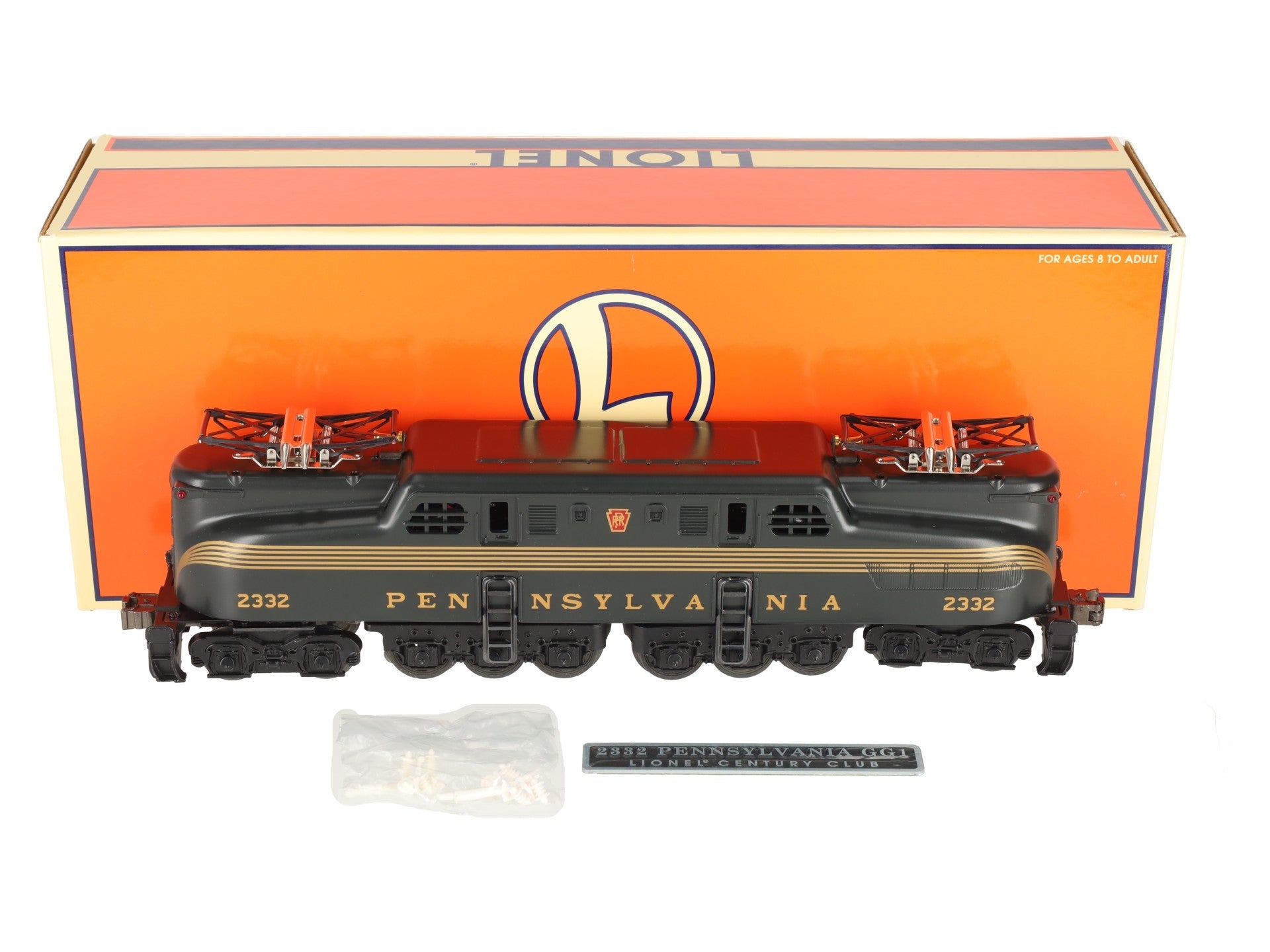 Lionel 6-18314 O Gauge Pennsylvania GG-1 Electric Locomotive #2332 EX/Box