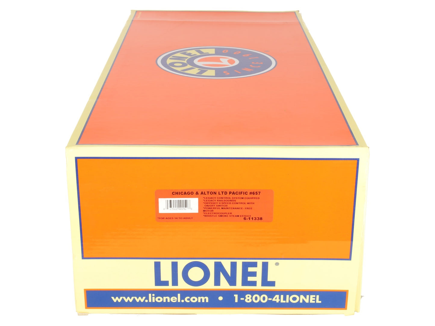 Lionel 6-11338 O Alton Limited 4-6-2 Pacific Steam Locomotive #657 EX/Box