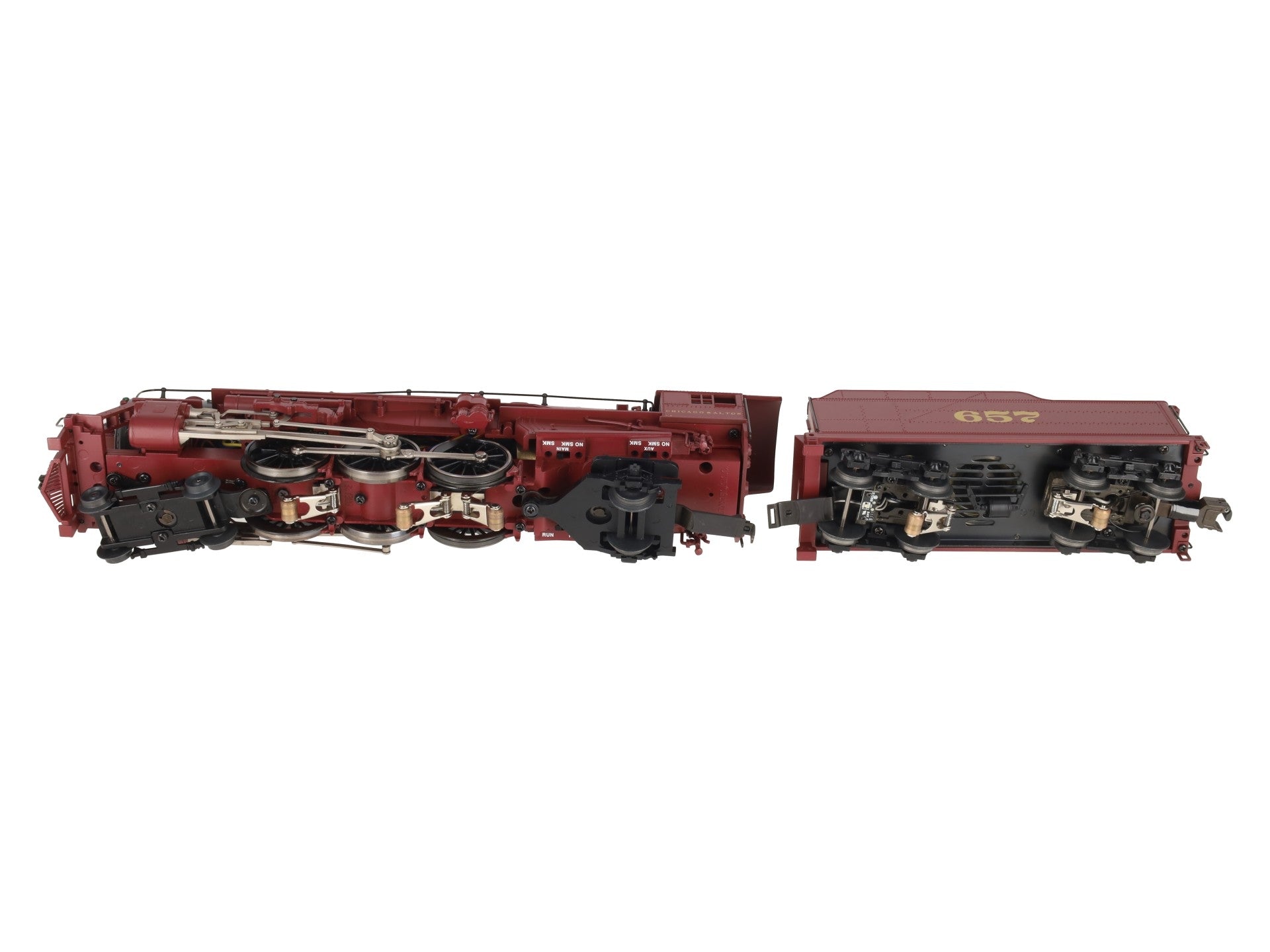 Lionel 6-11338 O Alton Limited 4-6-2 Pacific Steam Locomotive #657 EX/Box