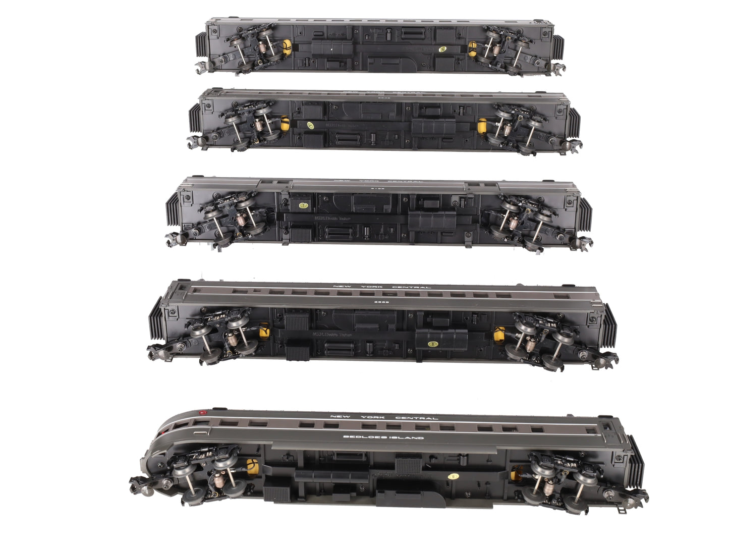 MTH 20-65044 O New York Central 70' Streamlined Passenger Car Set (Set of 5) EX/Box