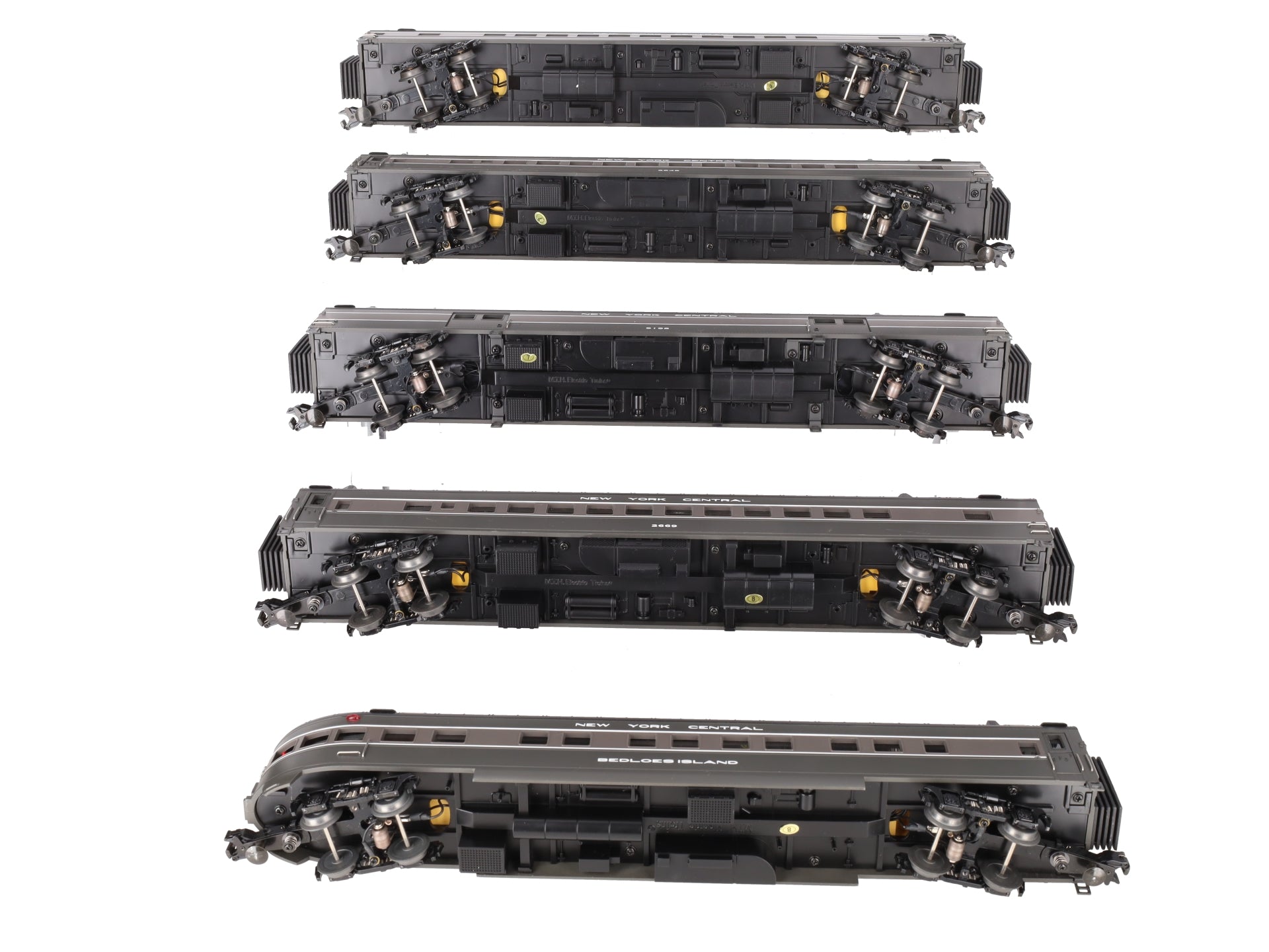 MTH 20-65044 O New York Central 70' Streamlined Passenger Car Set (Set of 5) EX/Box