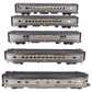 MTH 20-65044 O New York Central 70' Streamlined Passenger Car Set (Set of 5) EX/Box