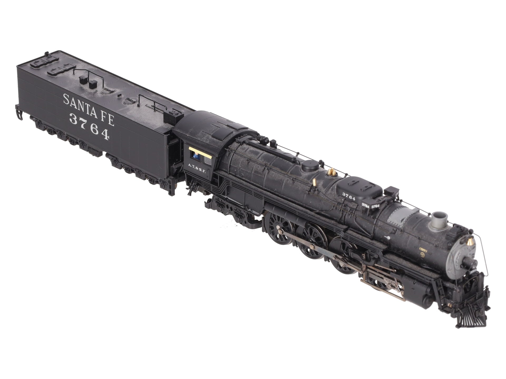 Broadway Limited 2515 HO ATSF 4-8-4 Northern Steam Loco w/DCC & Paragon2™ #3764 EX/Box