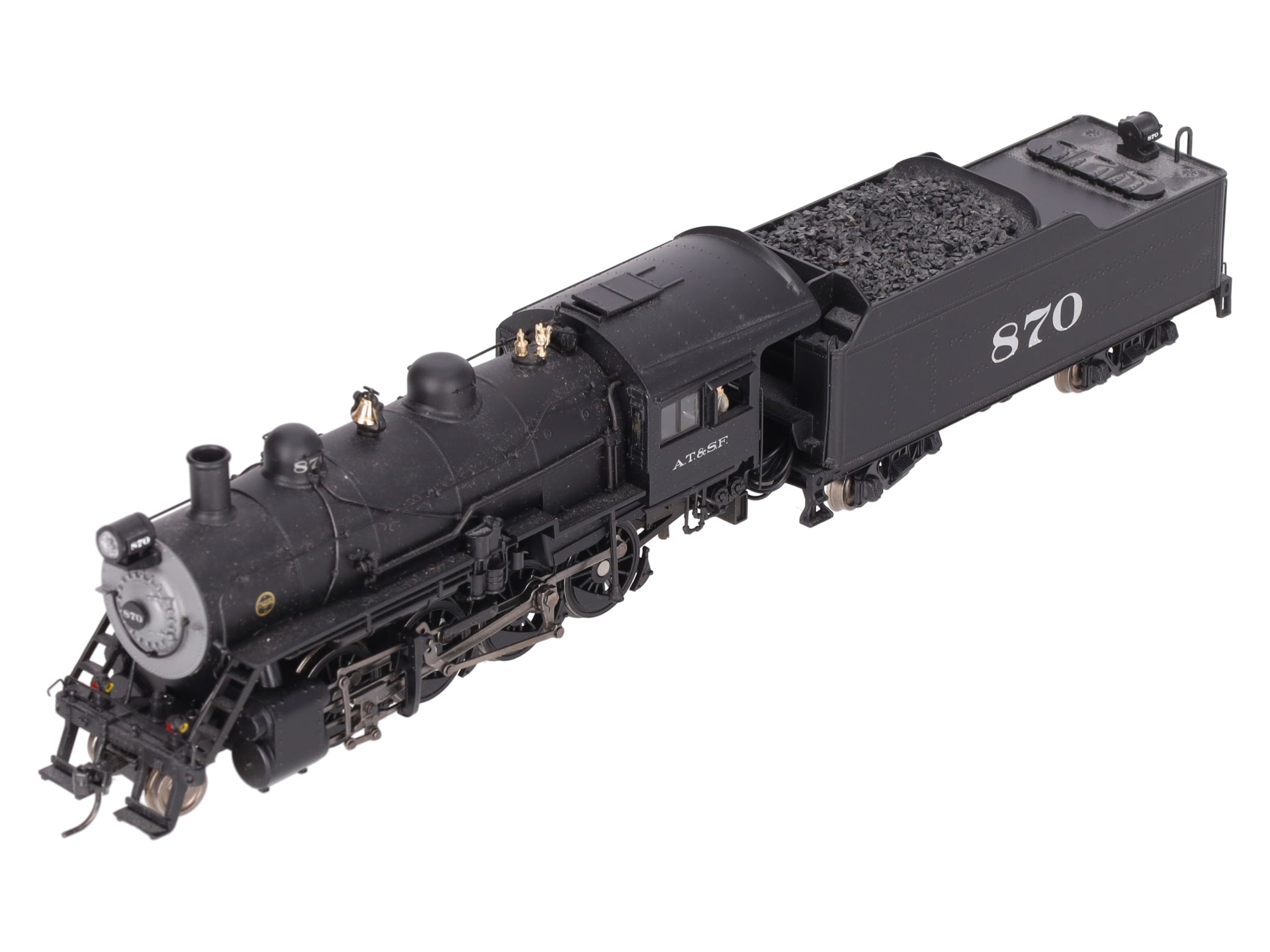 Broadway Limited 2785 HO Santa Fe Baldwin 2-8-0 Consolidation #870 EX/Box
