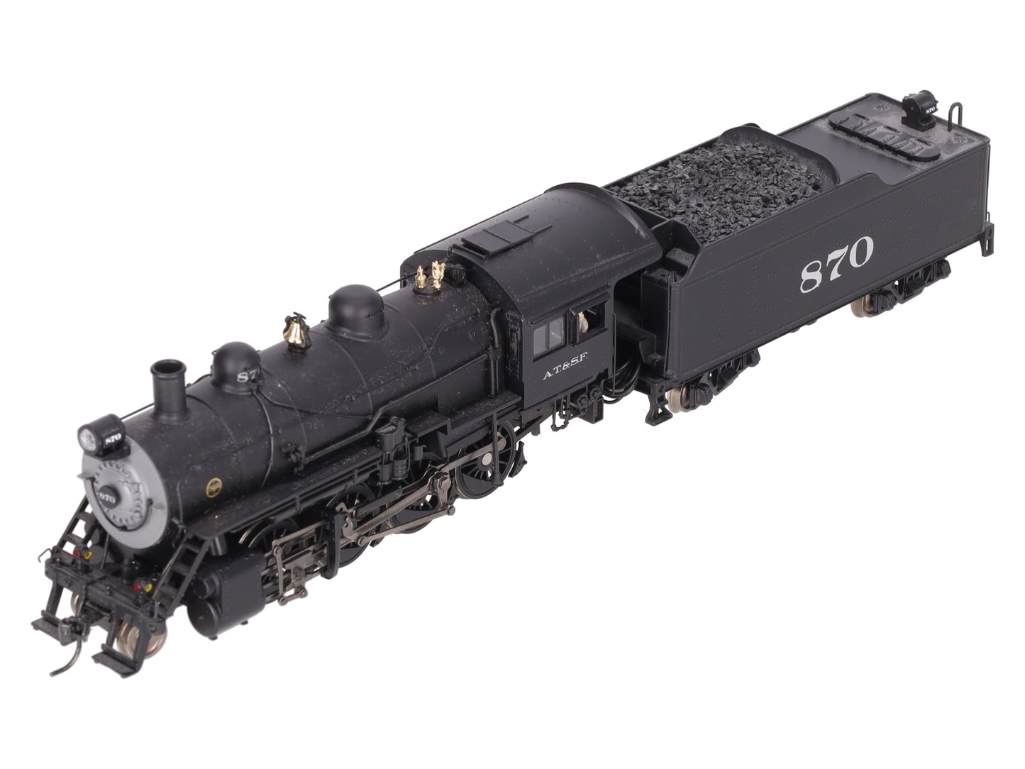 Broadway Limited 2785 HO Santa Fe Baldwin 2-8-0 Consolidation #870 EX/Box