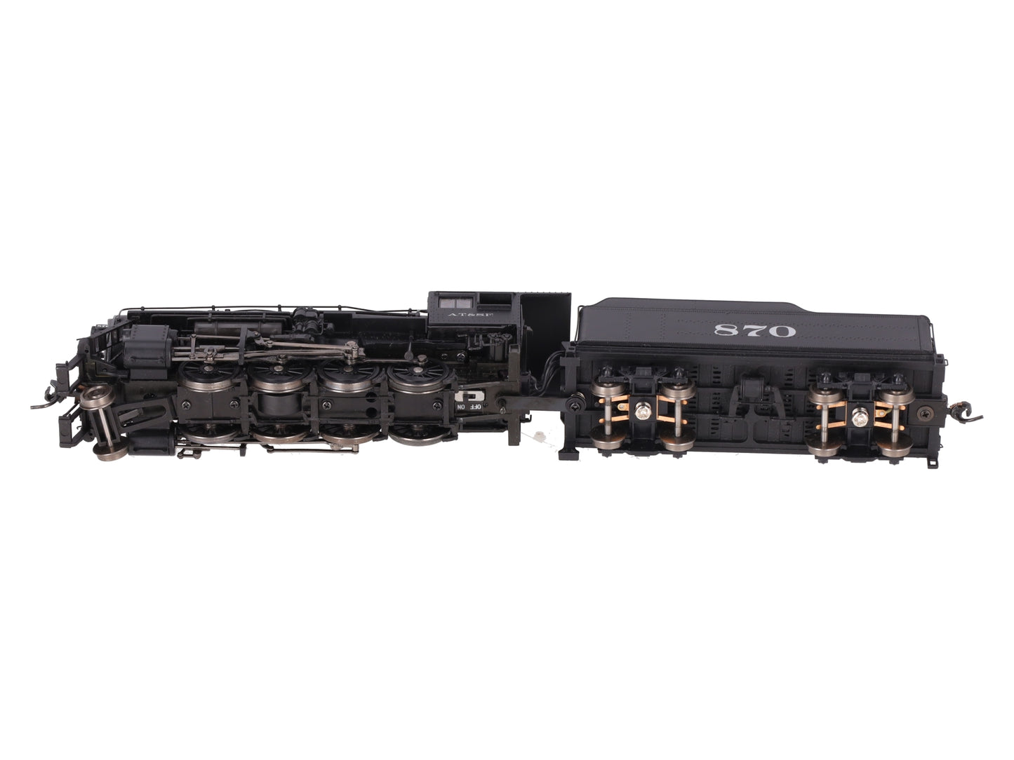 Broadway Limited 2785 HO Santa Fe Baldwin 2-8-0 Consolidation #870 EX/Box