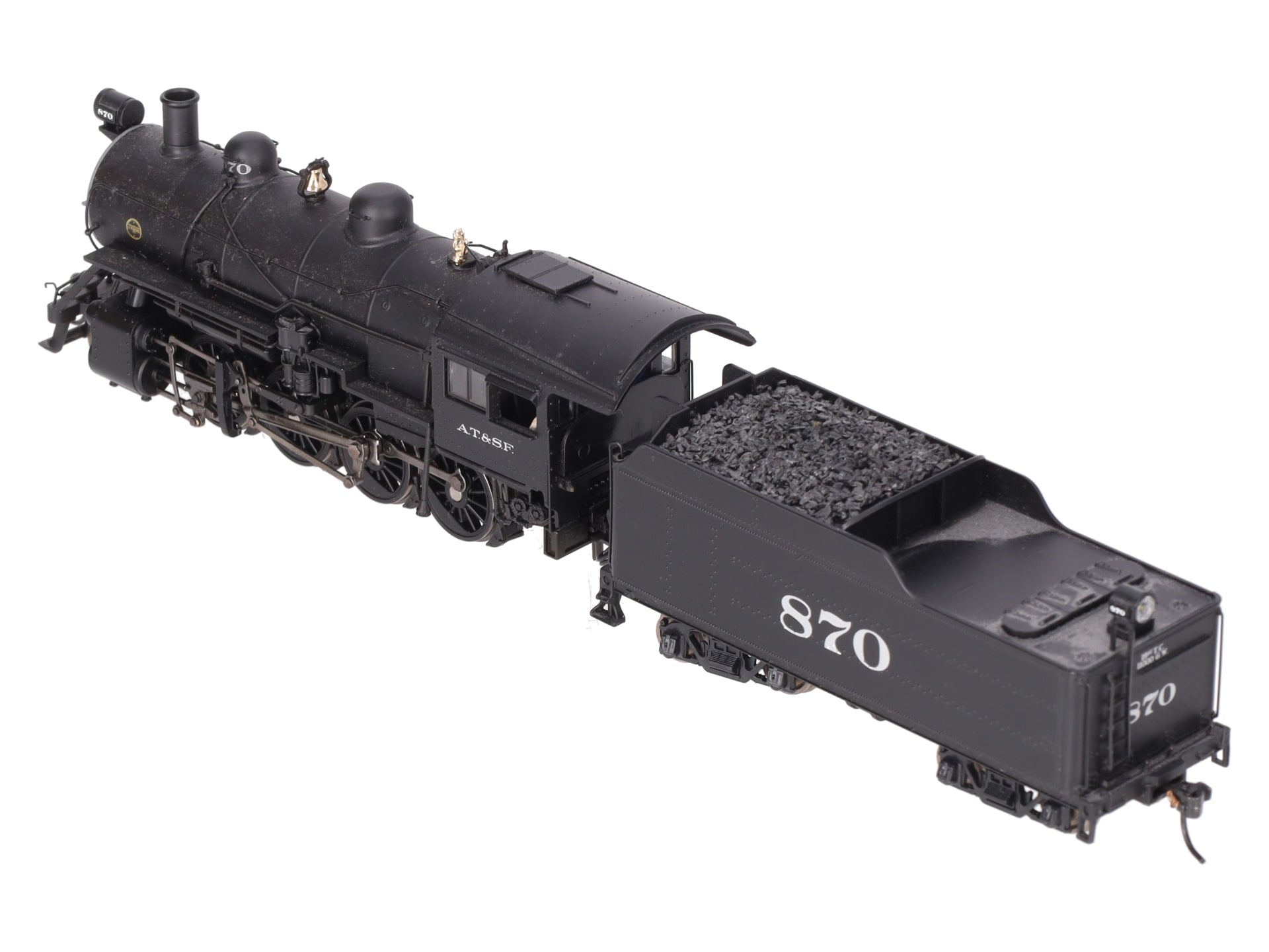 Broadway Limited 2785 HO Santa Fe Baldwin 2-8-0 Consolidation #870 EX/Box