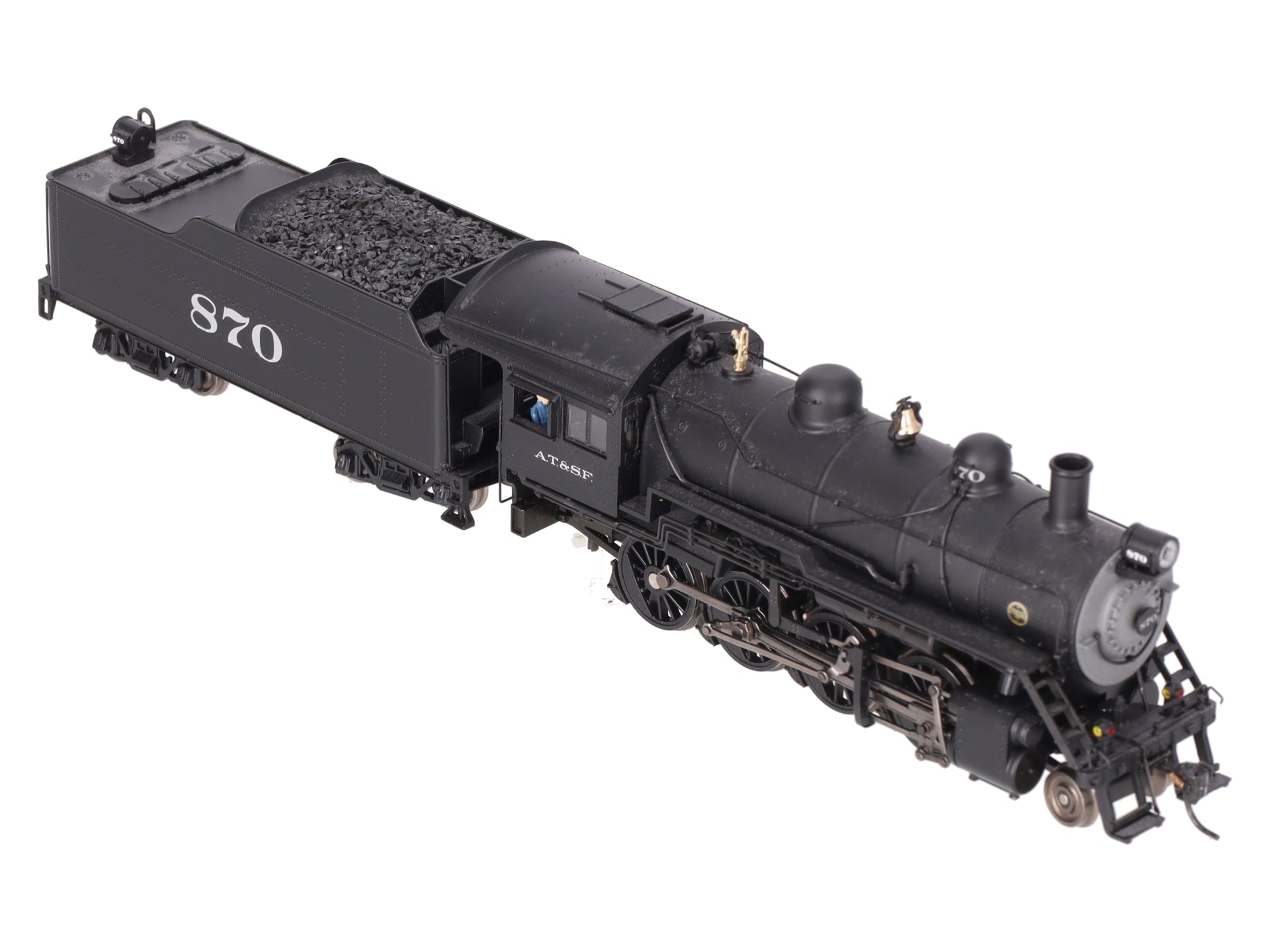 Broadway Limited 2785 HO Santa Fe Baldwin 2-8-0 Consolidation #870 EX/Box