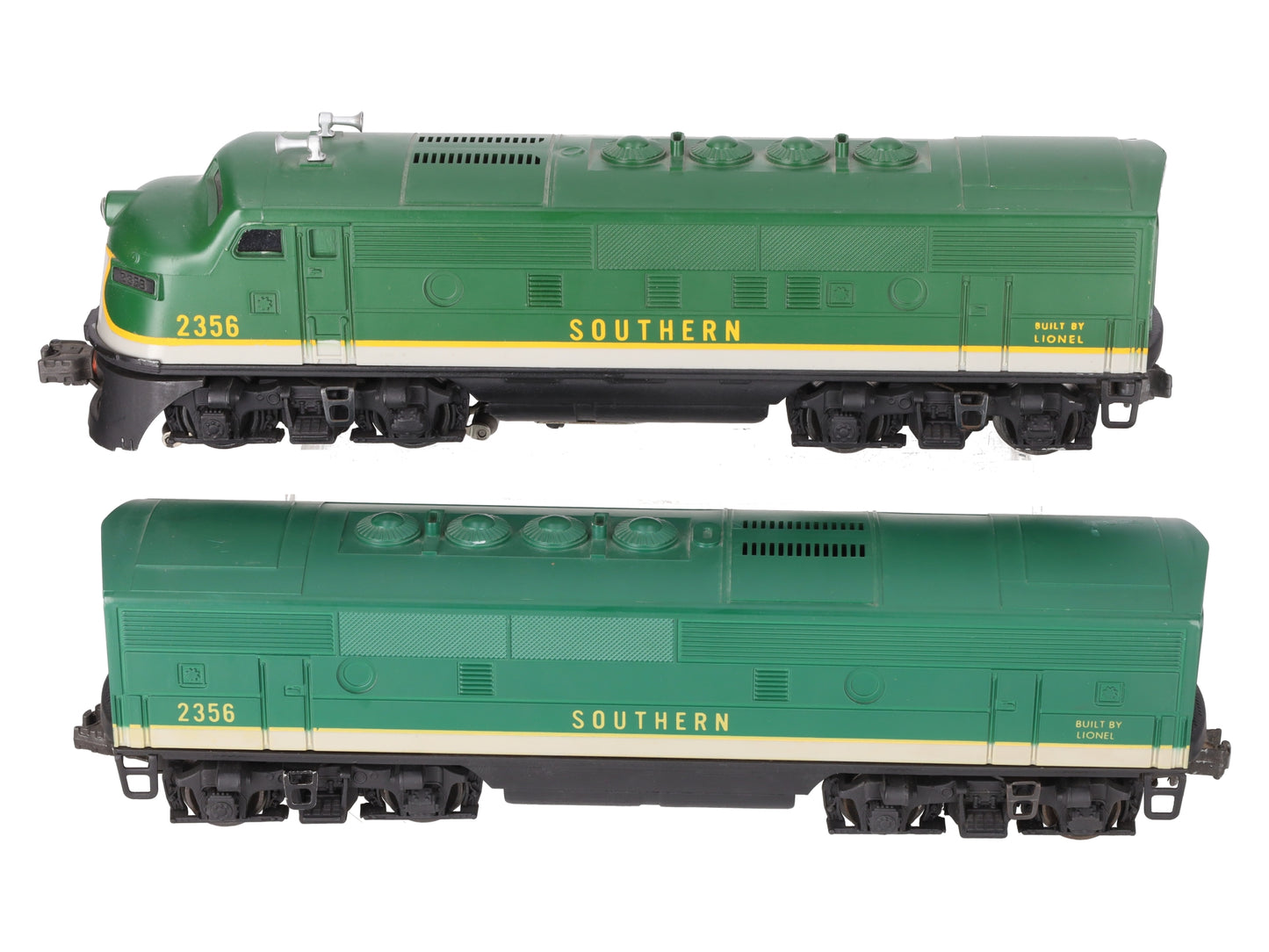 Lionel 2356 Vintage O Southern F-3 AB Diesel Locomotives VG
