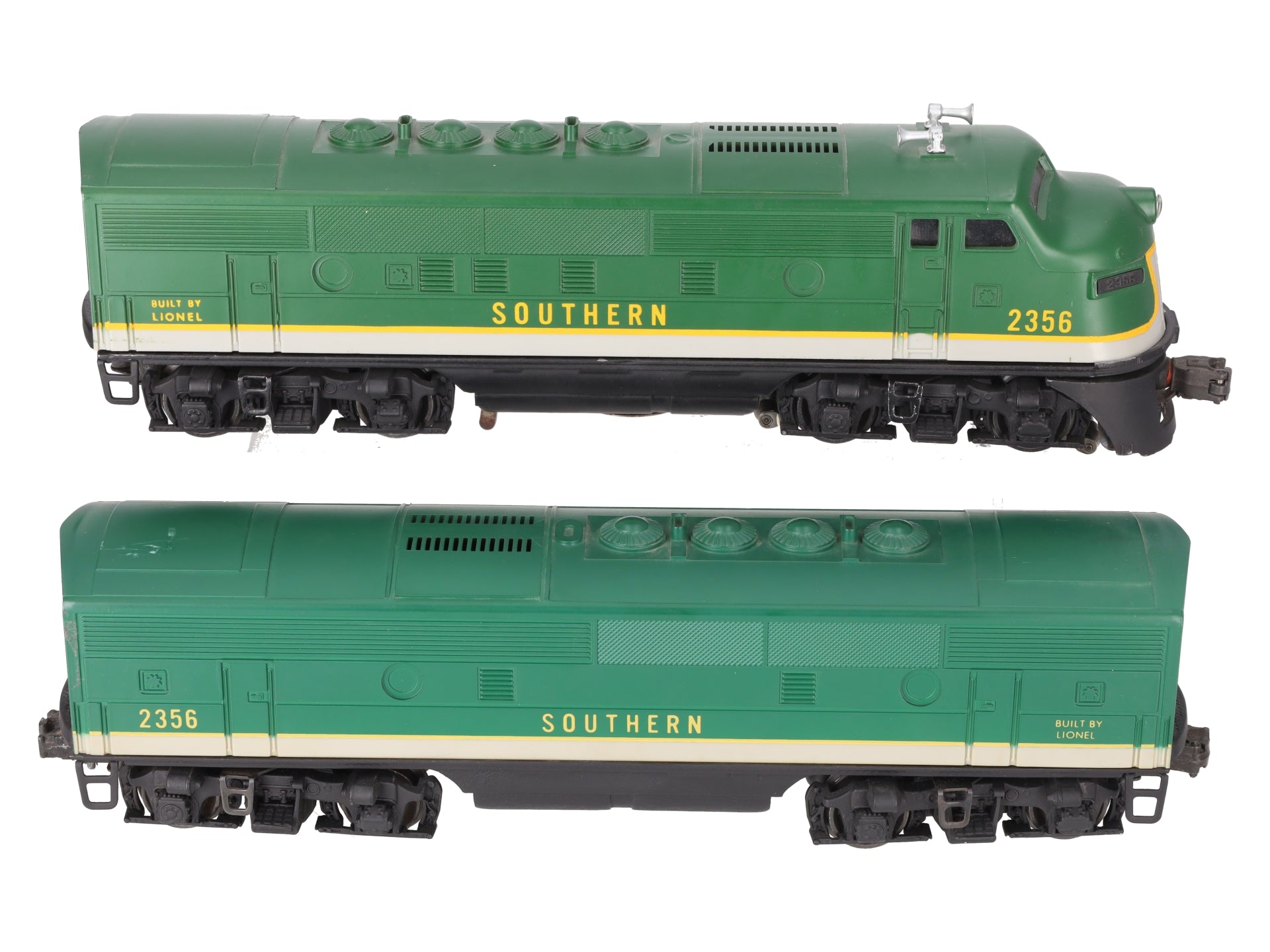Lionel 2356 Vintage O Southern F-3 AB Diesel Locomotives VG