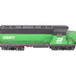 Lionel 6-8957 O Burlington Northern GP-20 Powered Diesel Locomotive EX/Box