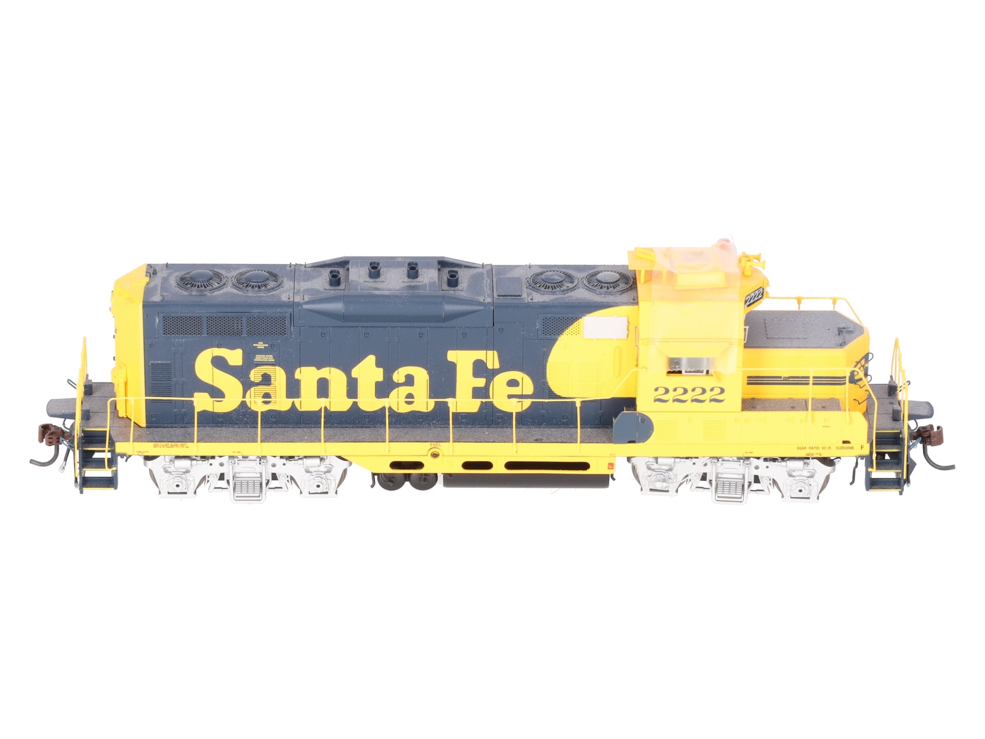 Athearn ATH62901 HO Santa Fe GP7U Diesel Engine #2222 w/ Sound & DCC EX/Box