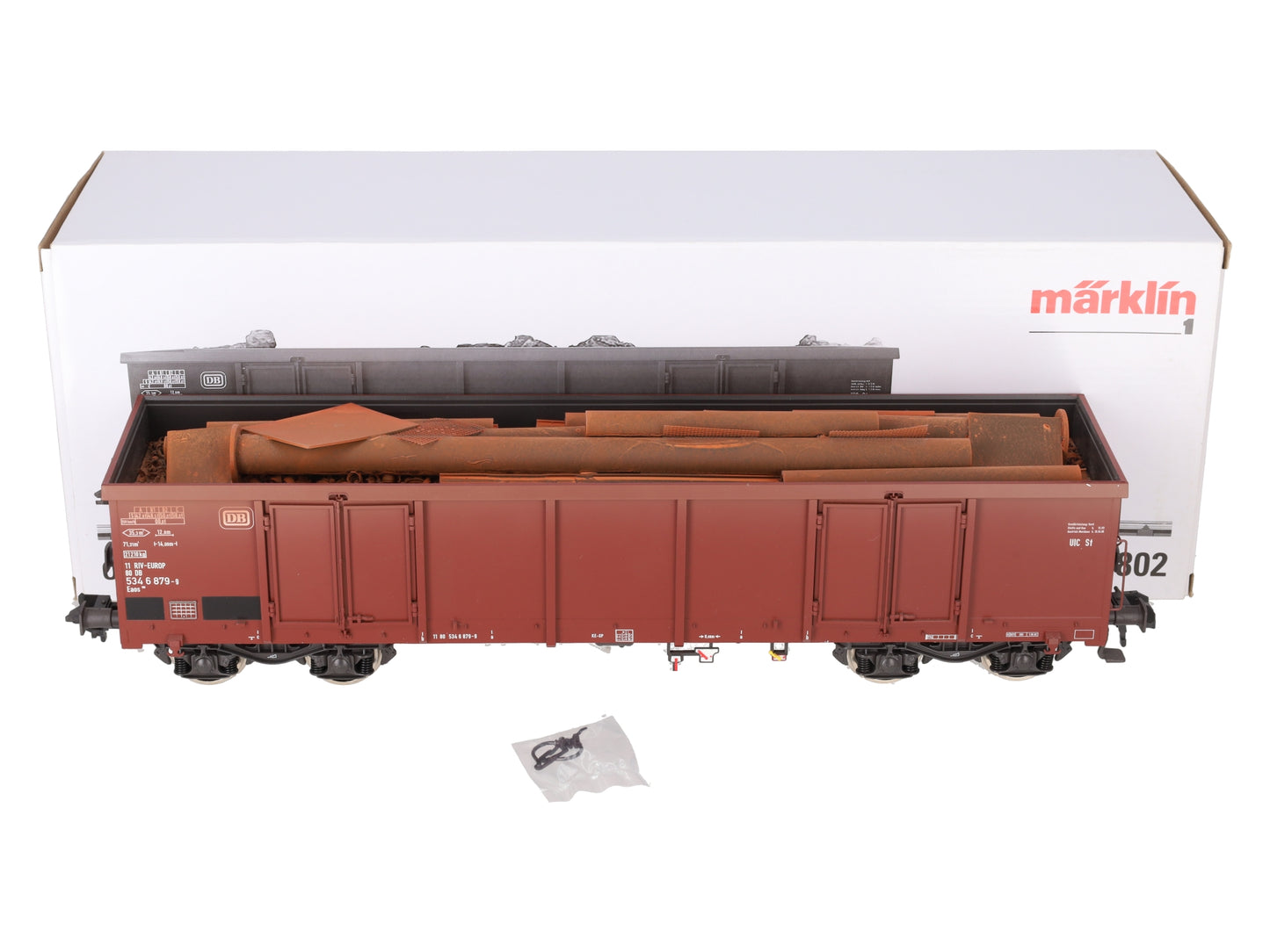 Marklin 58802 Gauge 1 DB High-Side Gondola w/ Scrap Load LN/Box