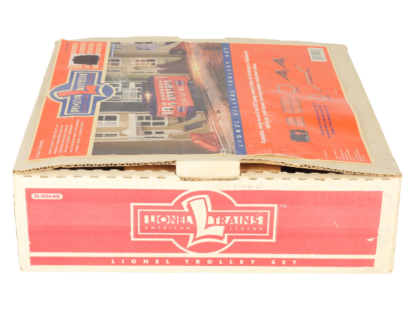 Lionel 6-21916 O Gauge Village Trolley Set VG/Box