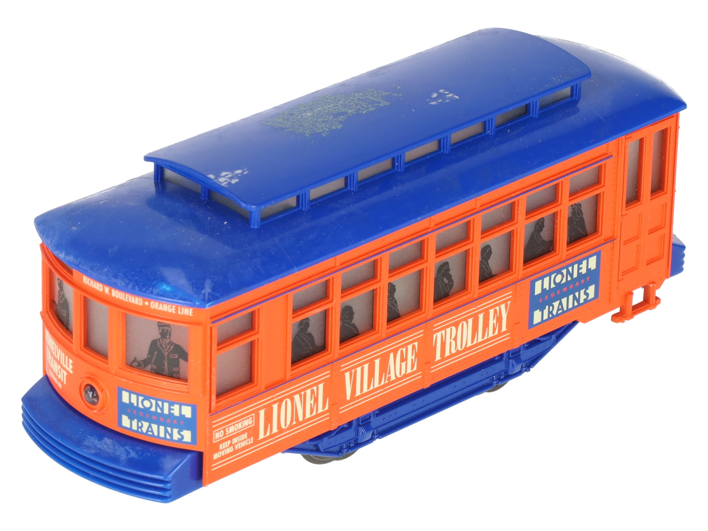 Lionel 6-21916 O Gauge Village Trolley Set VG/Box