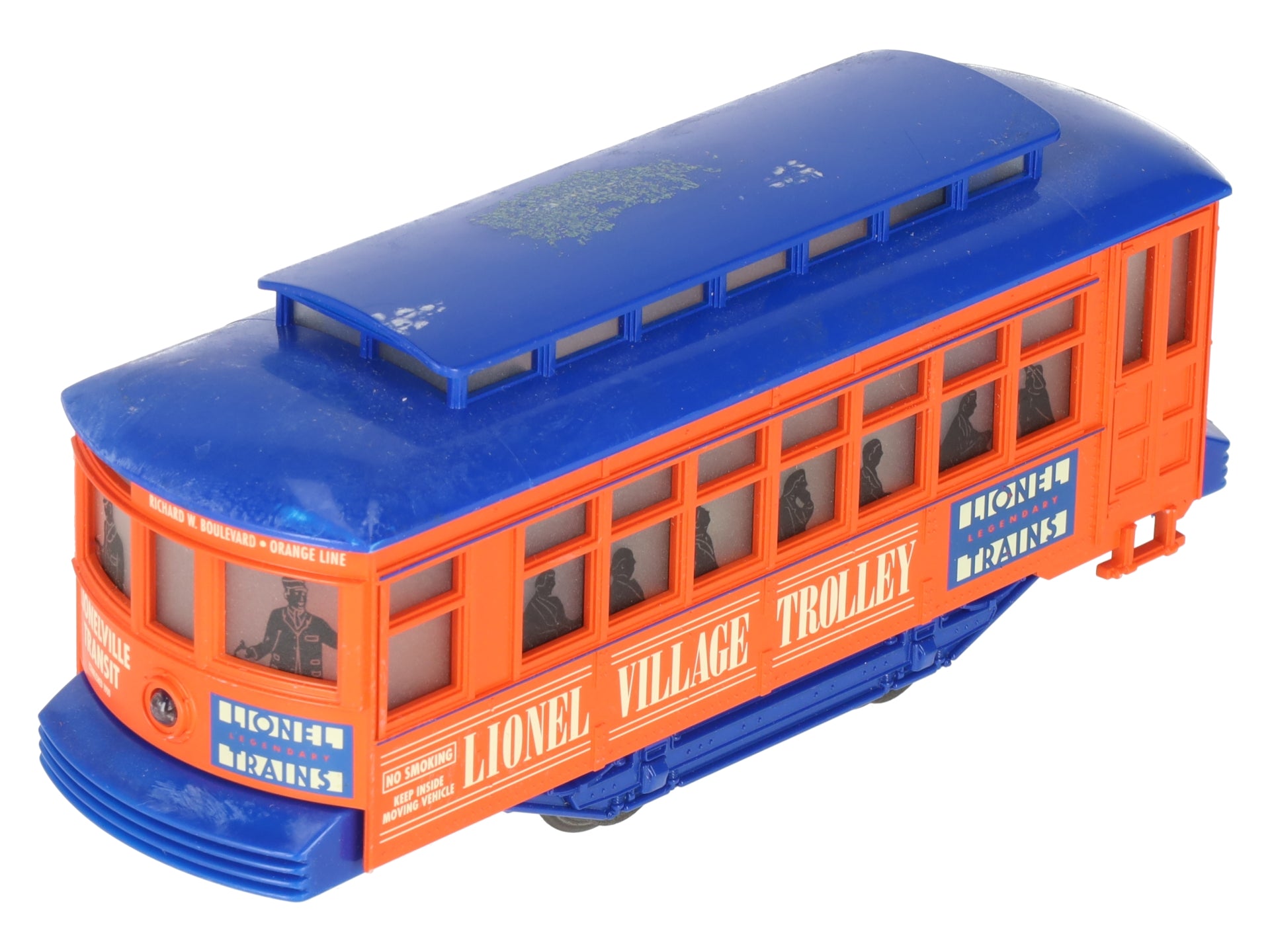 Lionel 6-21916 O Gauge Village Trolley Set VG/Box