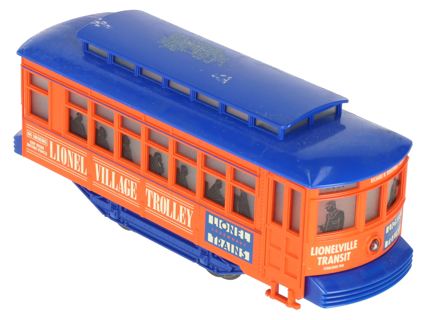 Lionel 6-21916 O Gauge Village Trolley Set VG/Box