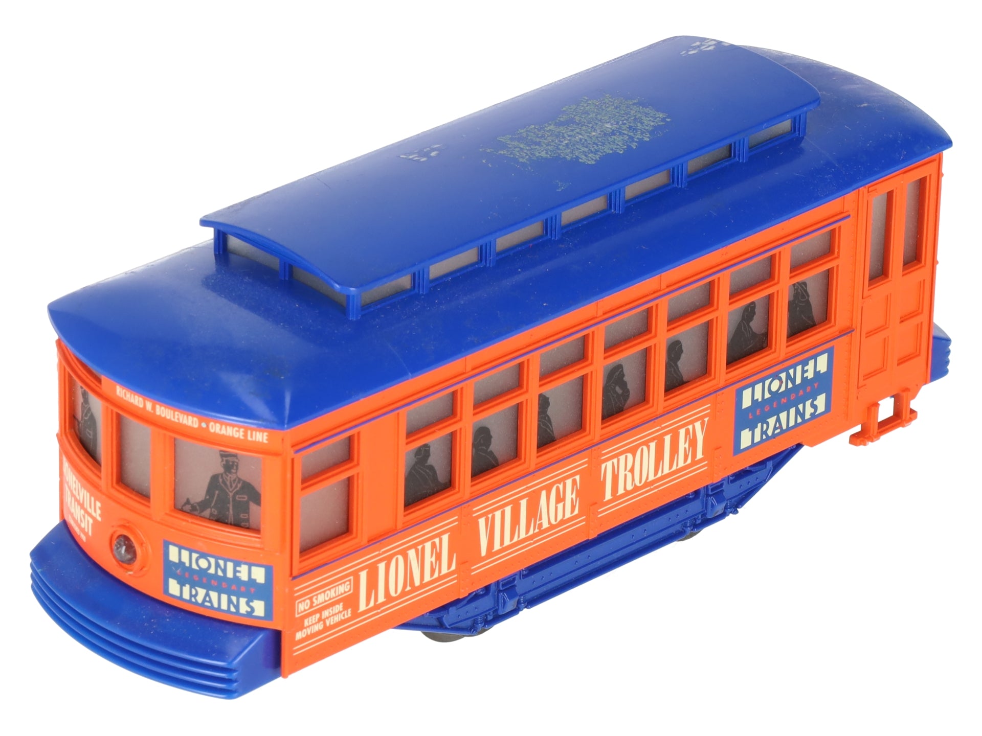 Lionel 6-21916 O Gauge Village Trolley Set VG/Box