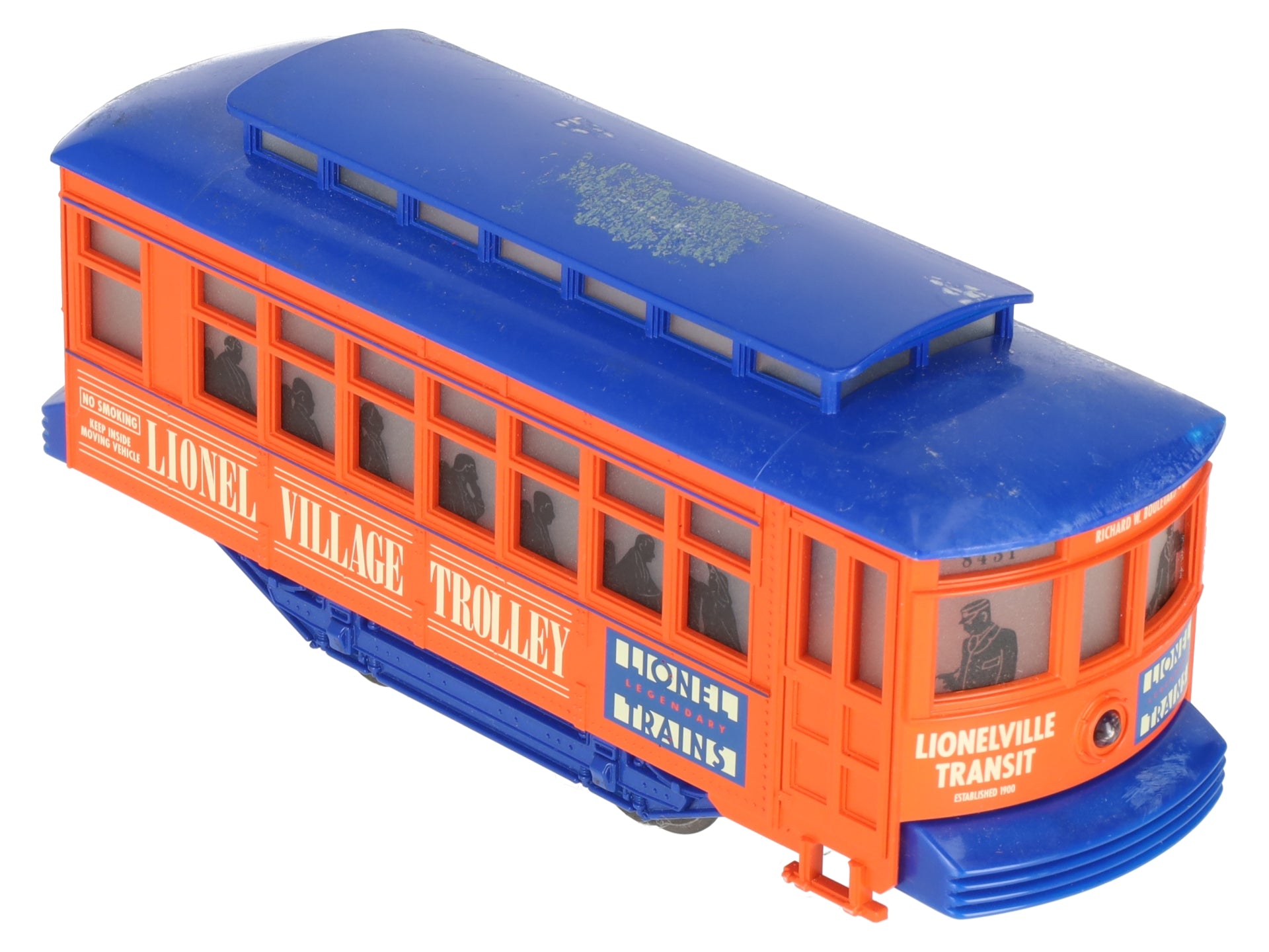 Lionel 6-21916 O Gauge Village Trolley Set VG/Box
