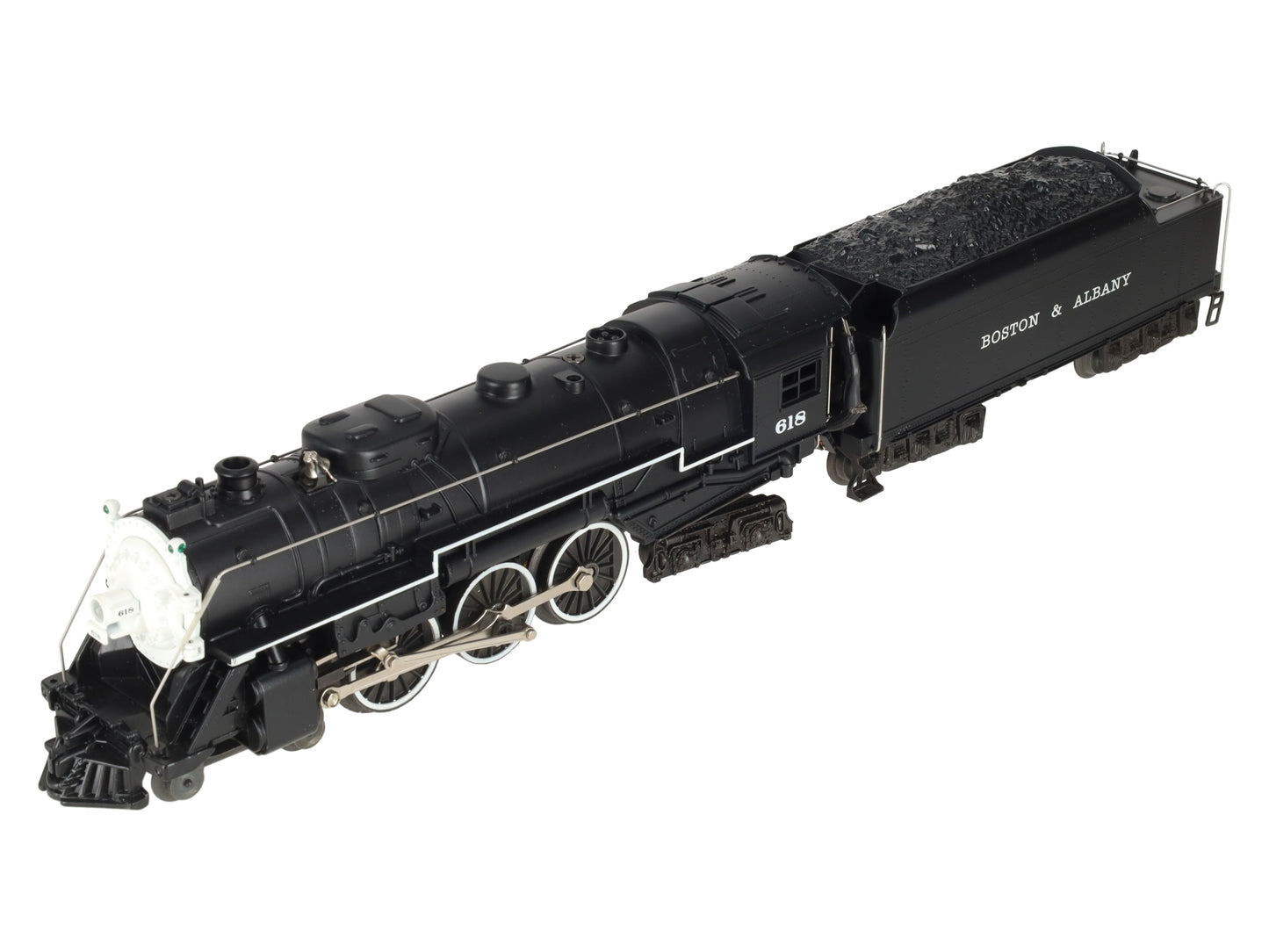 Lionel 6-18042 O Gauge B&A Hudson 4-6-4 Steam Locomotive & Tender #618 w/RS II EX/Box