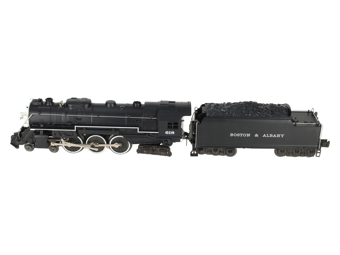 Lionel 6-18042 O Gauge B&A Hudson 4-6-4 Steam Locomotive & Tender #618 w/RS II EX/Box