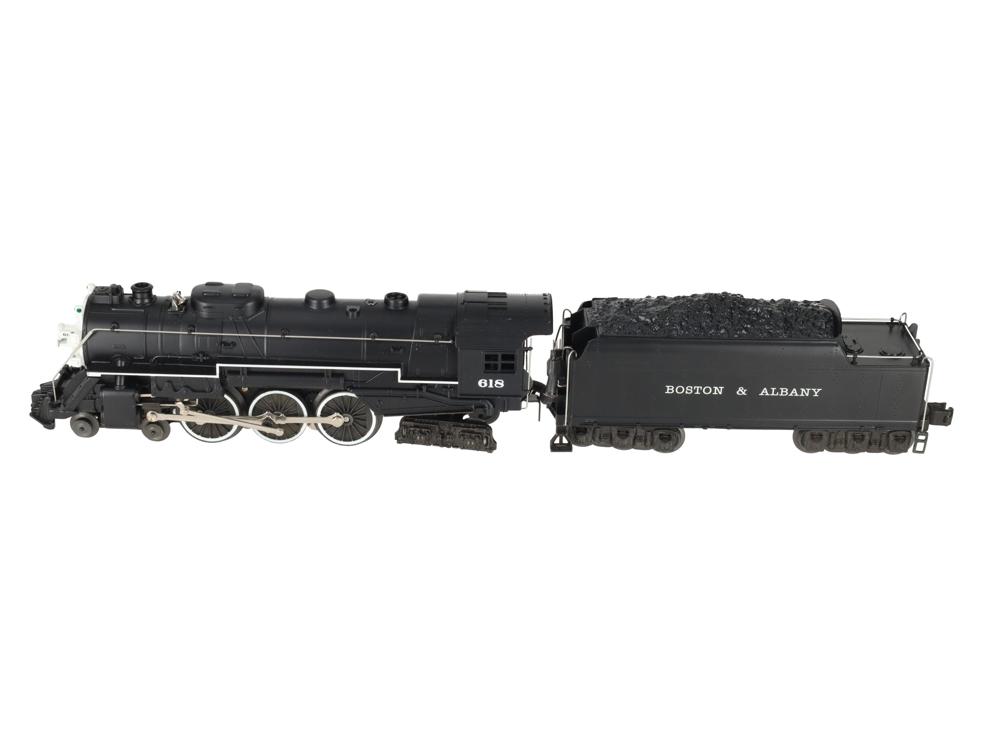 Lionel 6-18042 O Gauge B&A Hudson 4-6-4 Steam Locomotive & Tender #618 w/RS II EX/Box