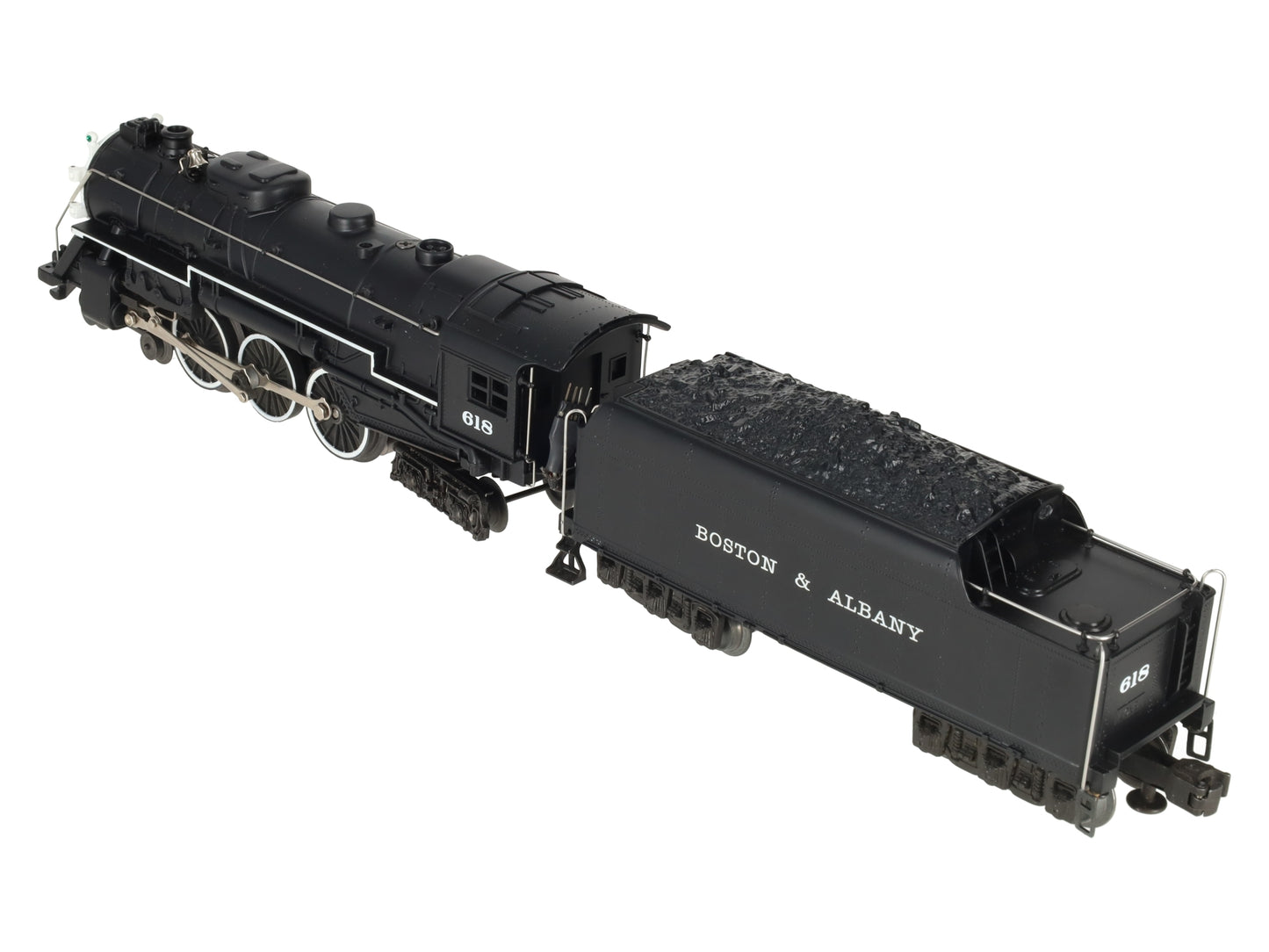 Lionel 6-18042 O Gauge B&A Hudson 4-6-4 Steam Locomotive & Tender #618 w/RS II EX/Box