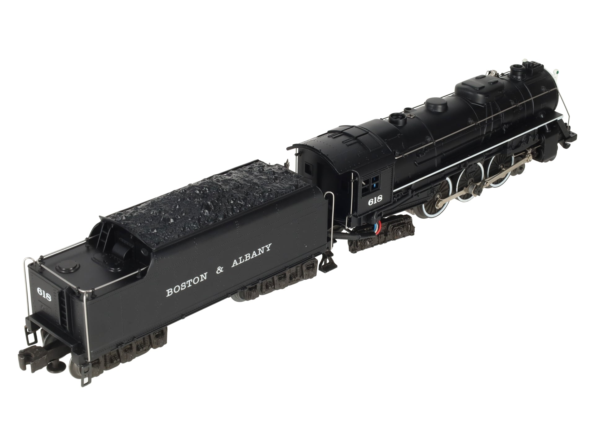 Lionel 6-18042 O Gauge B&A Hudson 4-6-4 Steam Locomotive & Tender #618 w/RS II EX/Box