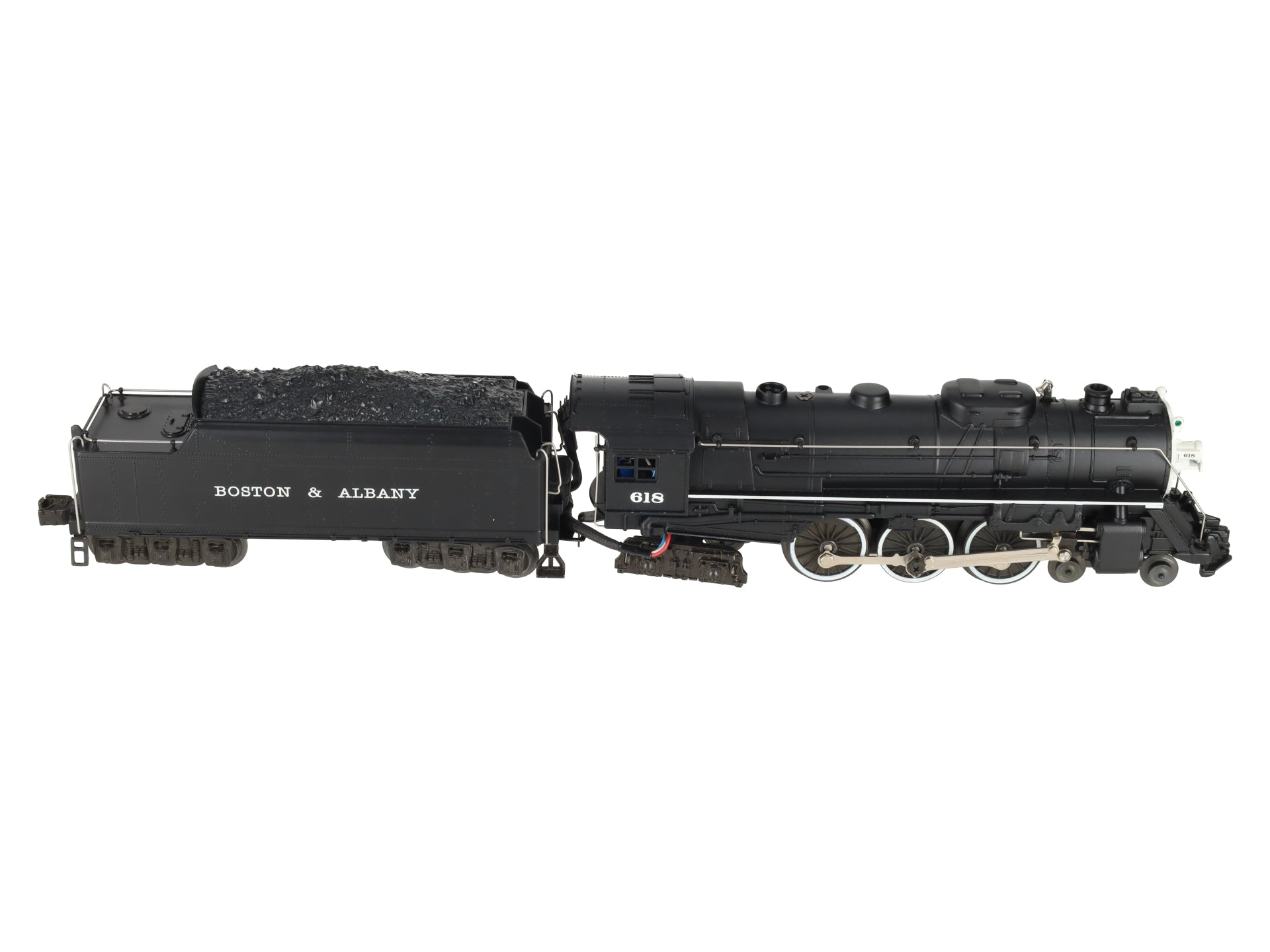 Lionel 6-18042 O Gauge B&A Hudson 4-6-4 Steam Locomotive & Tender #618 w/RS II EX/Box