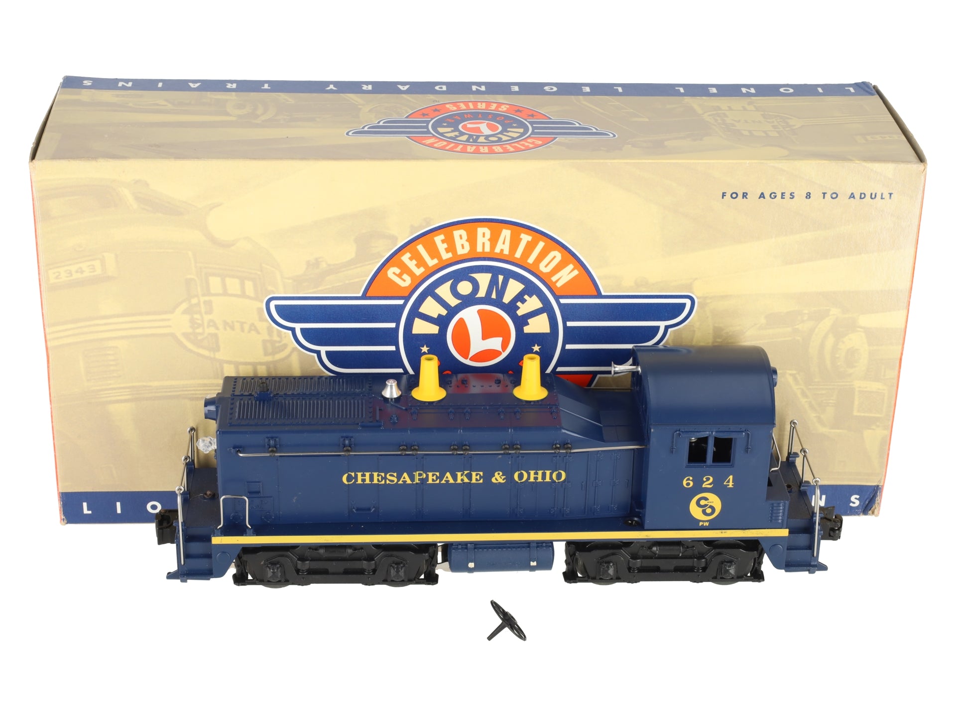 Lionel 6-18978 O Gauge PWC C&O NW-2 Diesel Switcher #624 VG/Box