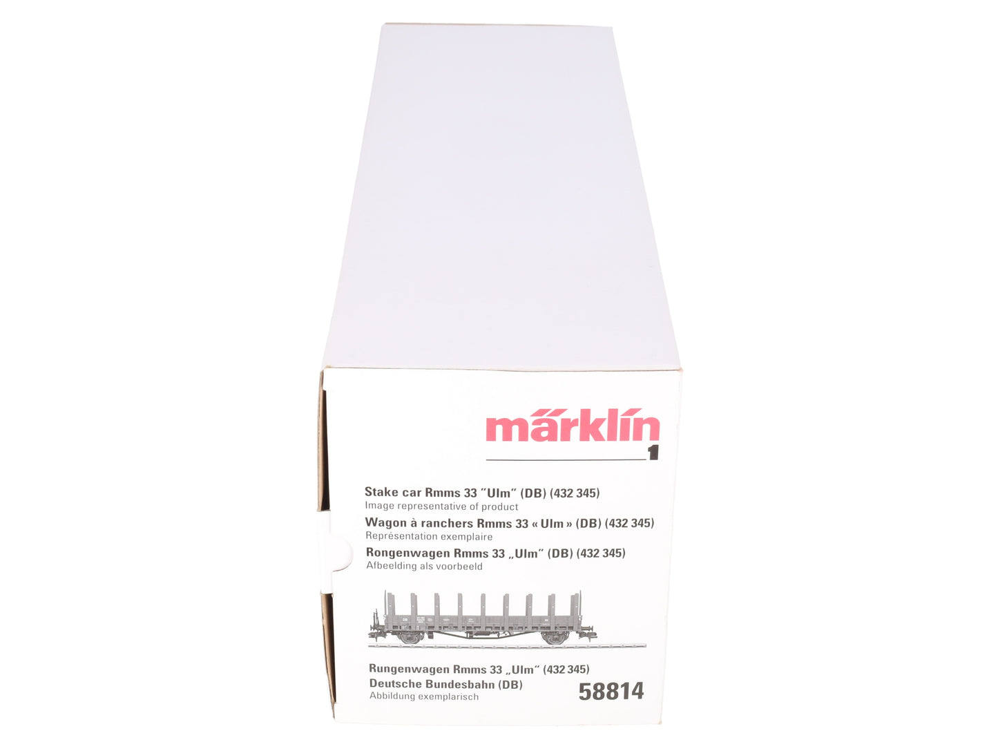 Marklin 58814 Gauge 1 DB Gondola w/ Side Stakes LN/Box