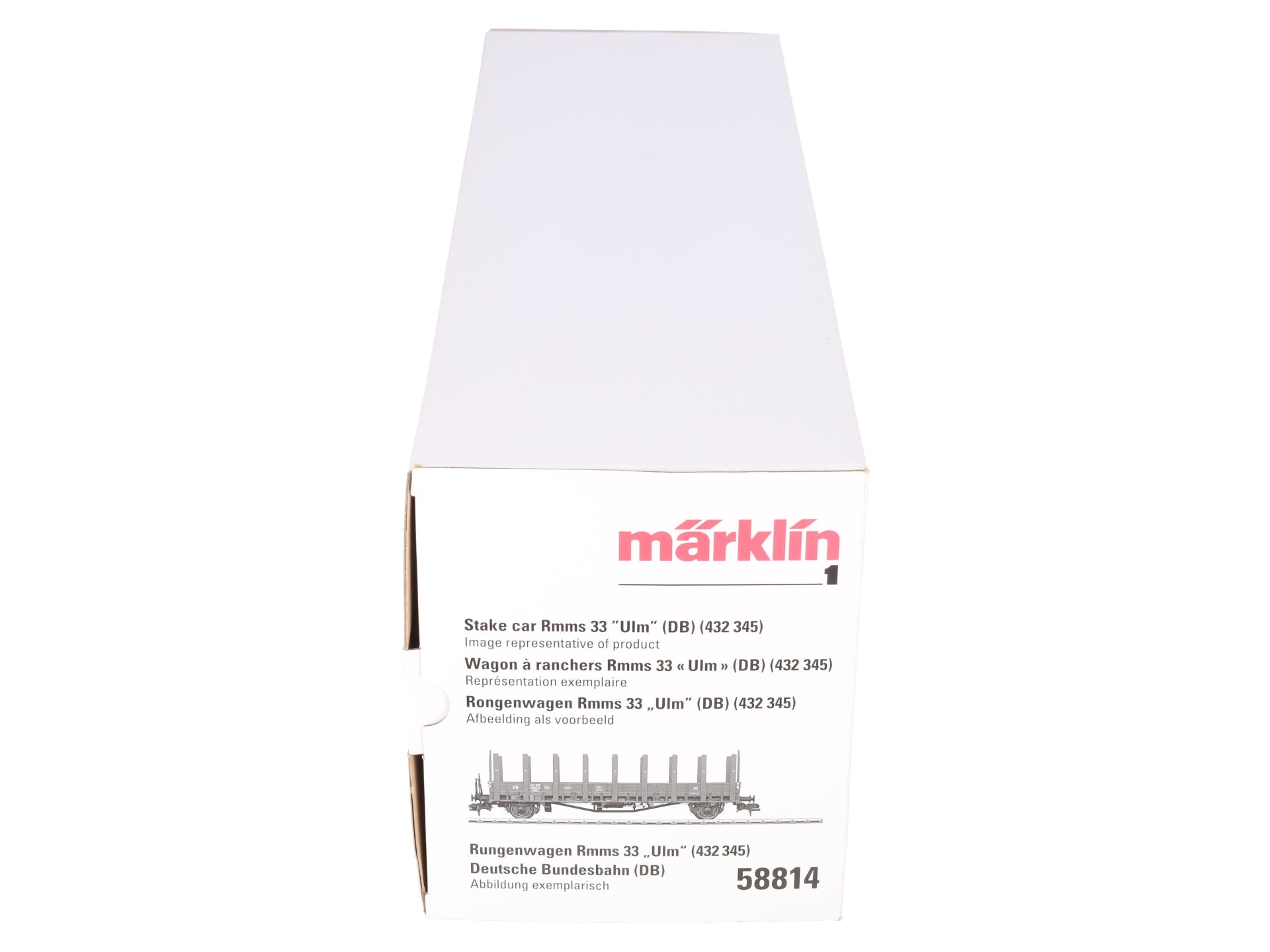 Marklin 58814 Gauge 1 DB Gondola w/ Side Stakes LN/Box