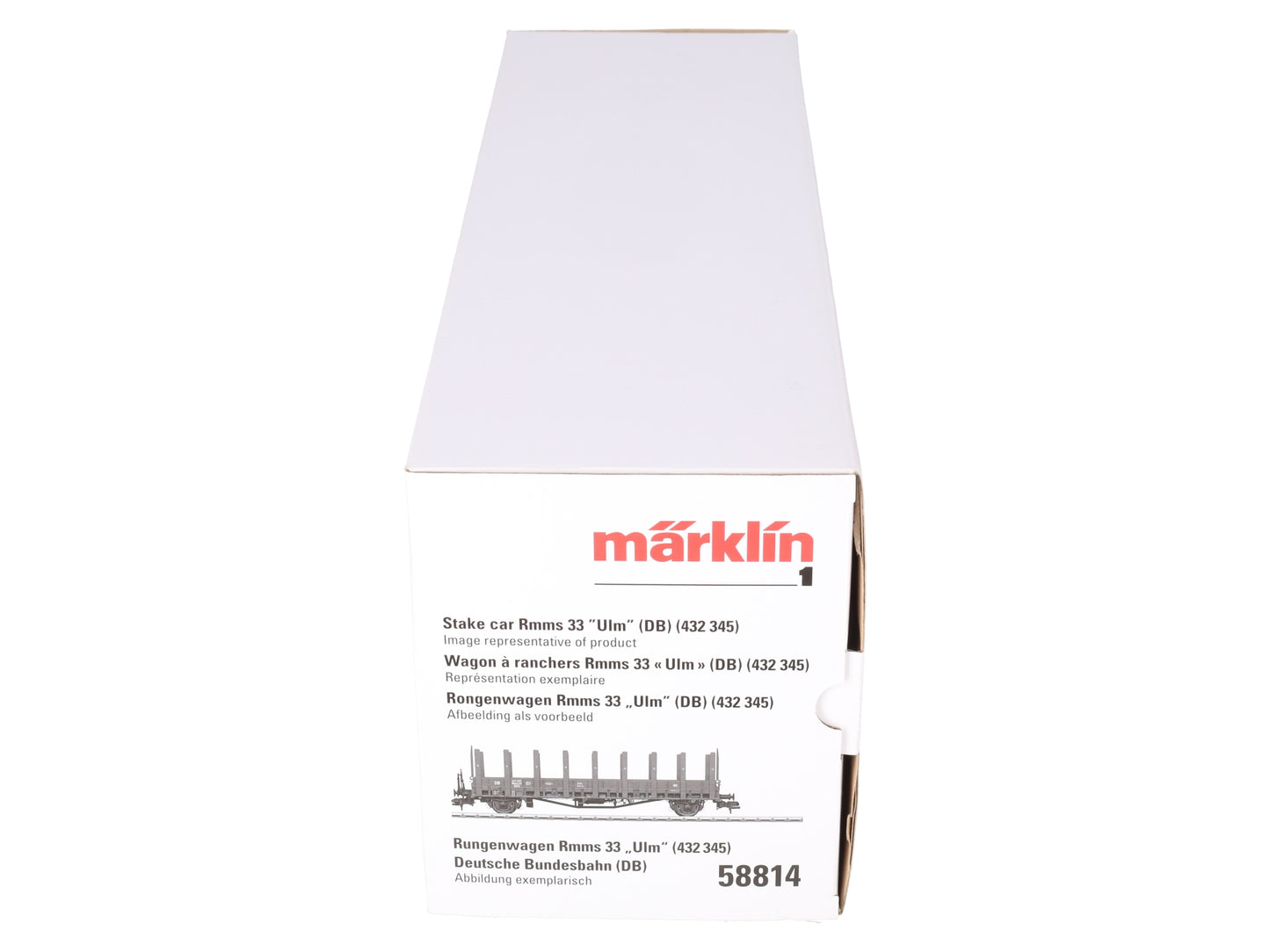 Marklin 58814 Gauge 1 DB Gondola w/ Side Stakes LN/Box