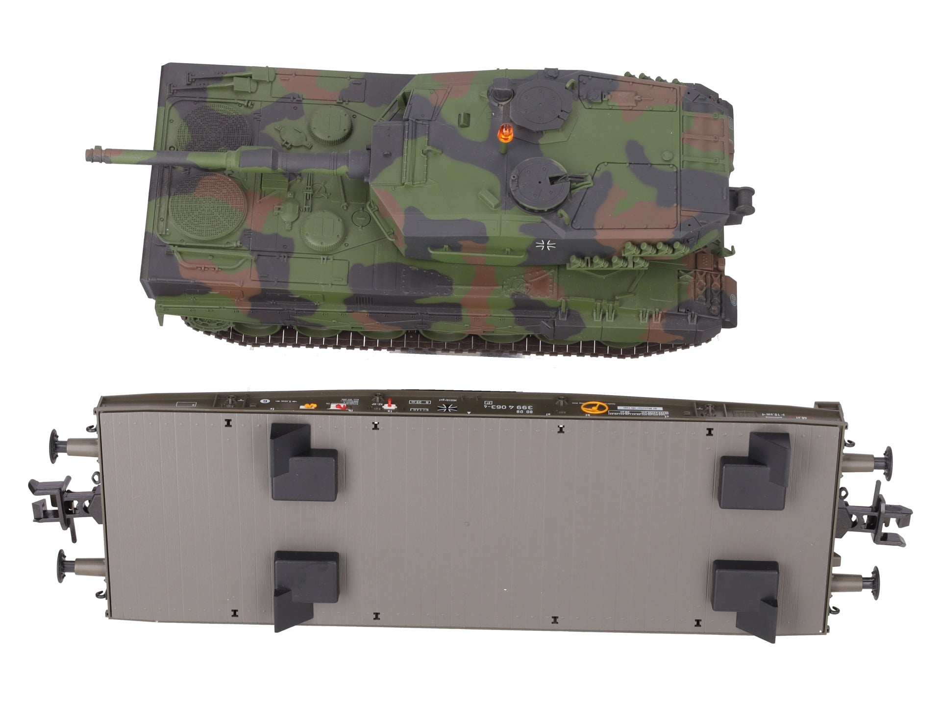 Marklin 58035-05 Gauge 1 Military Flatcar w/ Leopard 2A1 Tank Load NIB