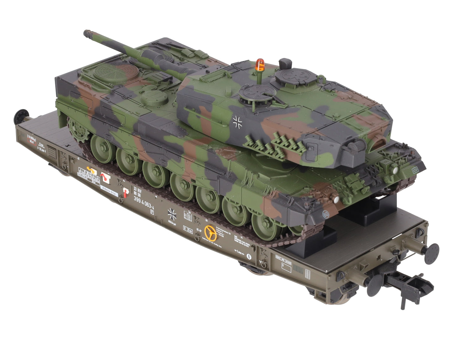 Marklin 58035-05 Gauge 1 Military Flatcar w/ Leopard 2A1 Tank Load NIB
