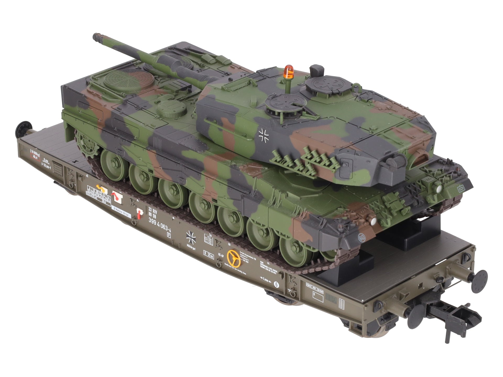 Marklin 58035-05 Gauge 1 Military Flatcar w/ Leopard 2A1 Tank Load NIB