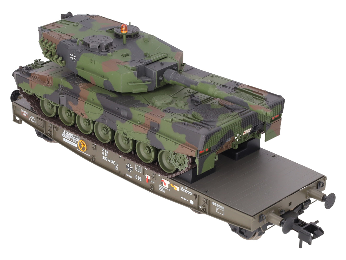Marklin 58035-05 Gauge 1 Military Flatcar w/ Leopard 2A1 Tank Load NIB