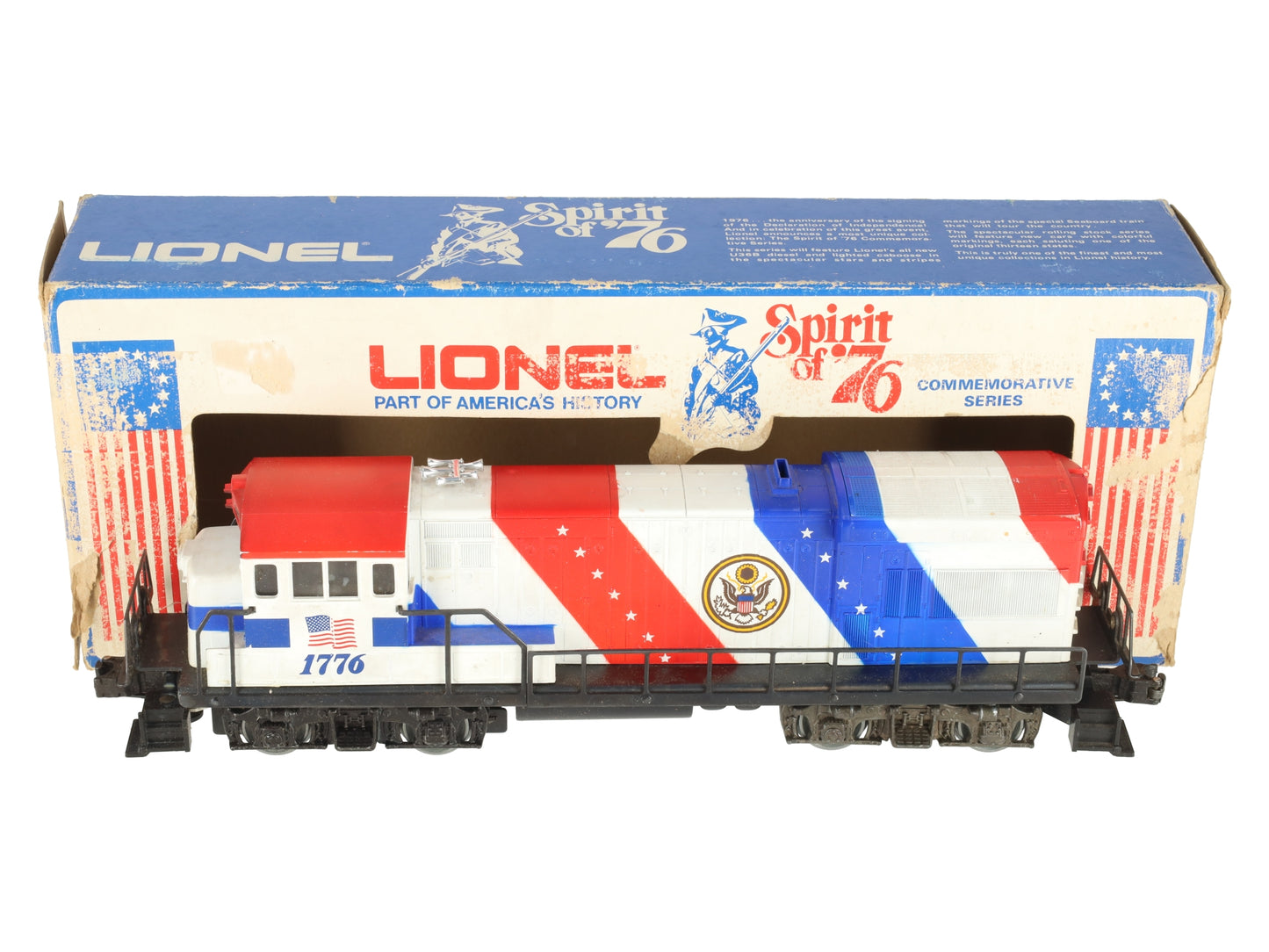 Lionel 6-1776 O Gauge Spirit of 76 U36B Powered Diesel Locomotive VG/Box