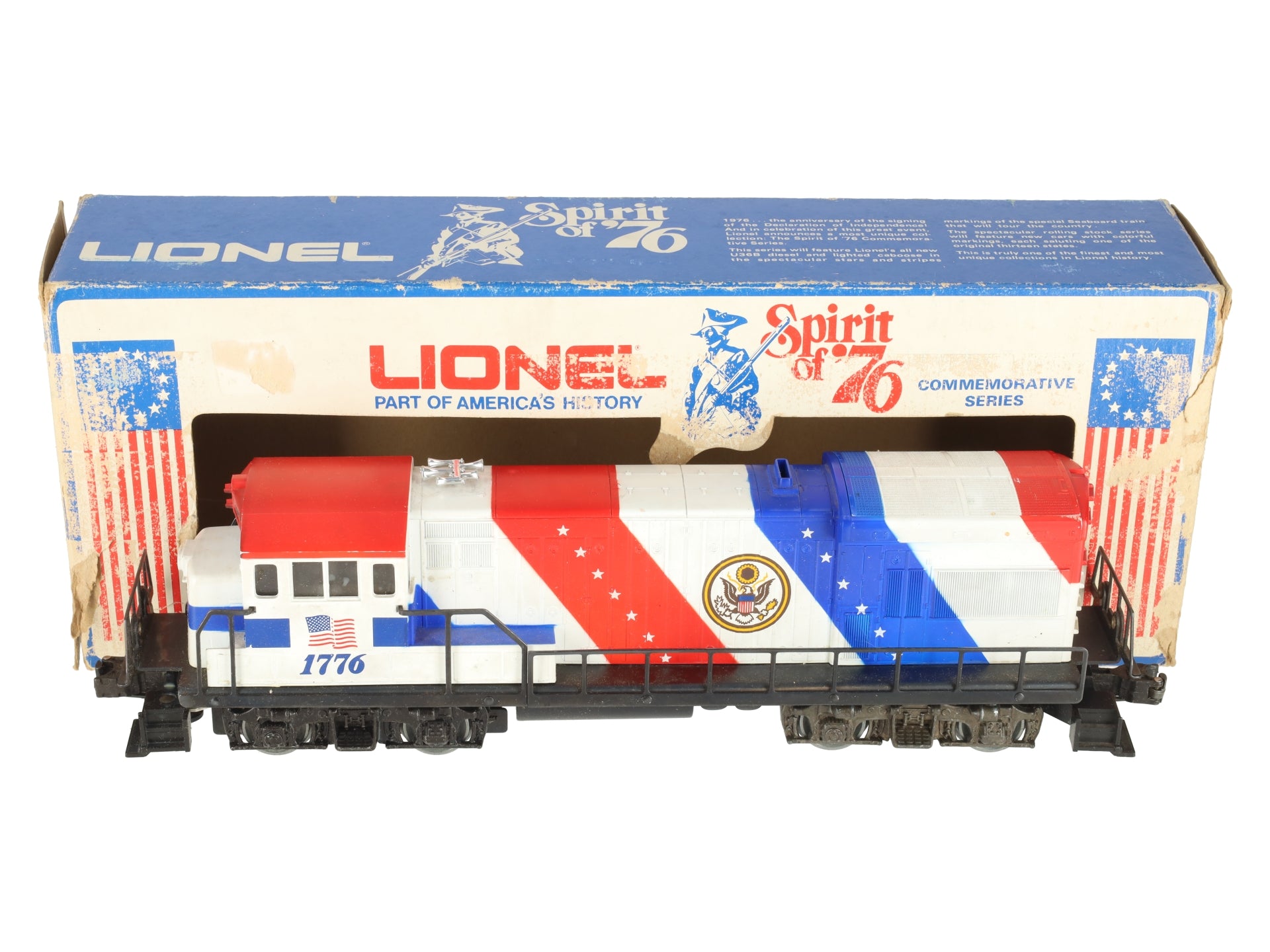 Lionel 6-1776 O Gauge Spirit of 76 U36B Powered Diesel Locomotive VG/Box