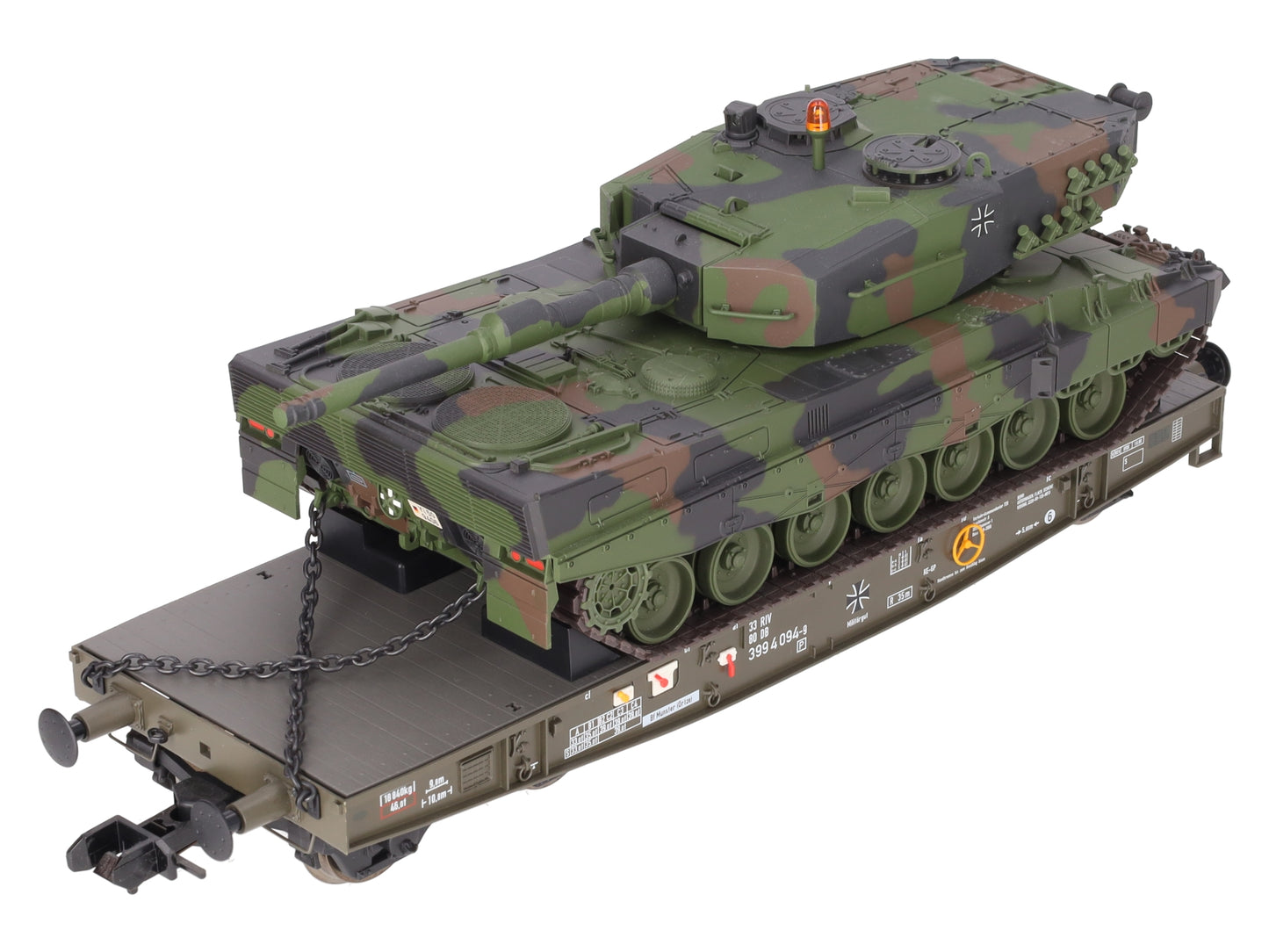 Marklin 58035-04 Gauge 1 Military Flatcar w/ Leopard 2A1 Tank Load LN/Box