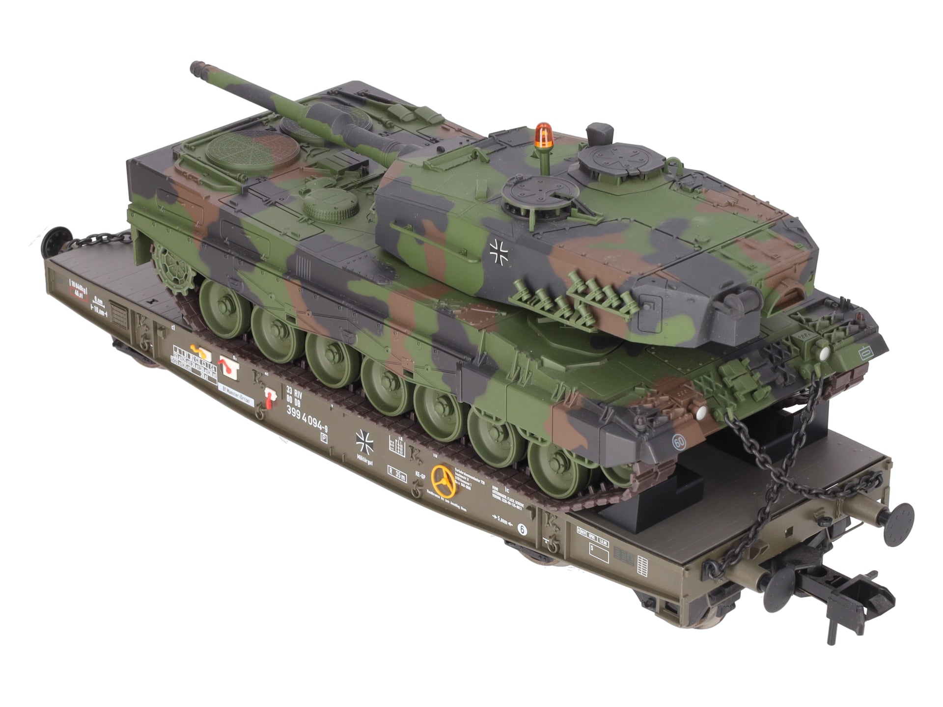 Marklin 58035-04 Gauge 1 Military Flatcar w/ Leopard 2A1 Tank Load LN/Box